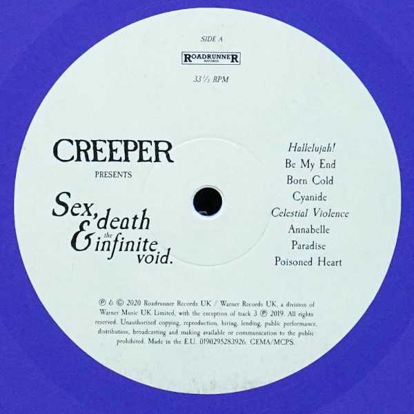 LP Creeper — Sex, Death & The Infinite Void (цветной винил) фото 3
