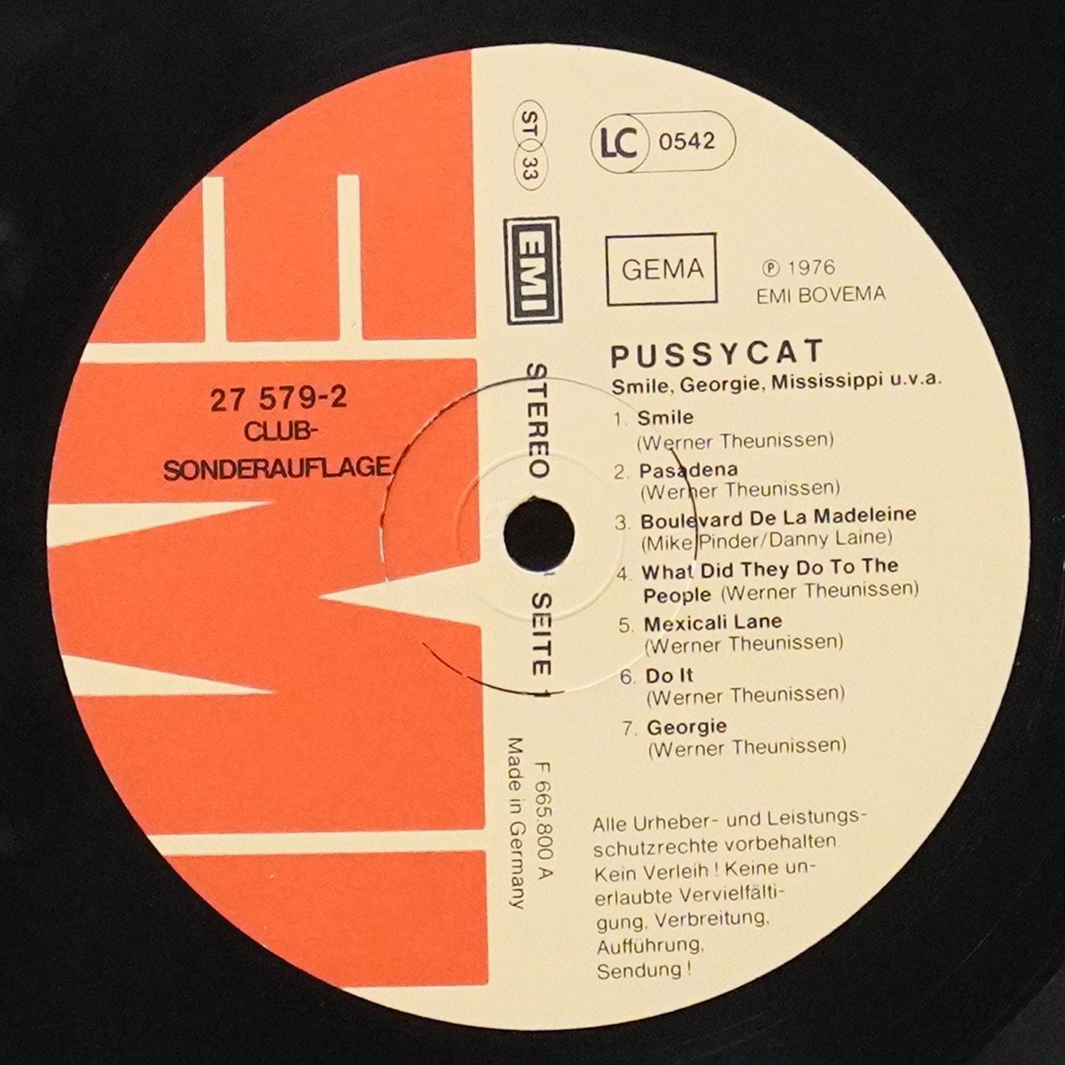 LP Pussycat — Smile, Georgie, Mississippi u.v.a. (клубное издание) фото 2