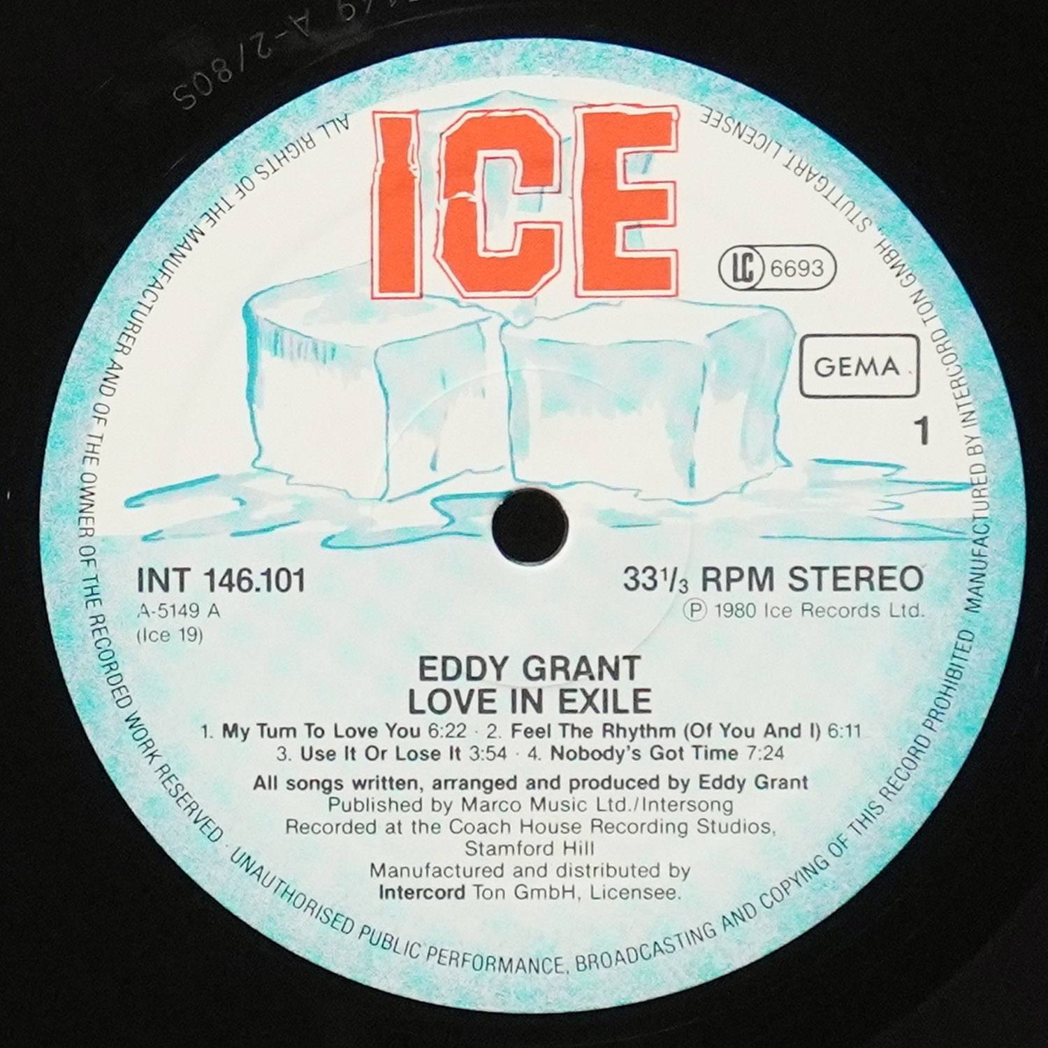 LP Eddy Grant — Love In Exile фото 2