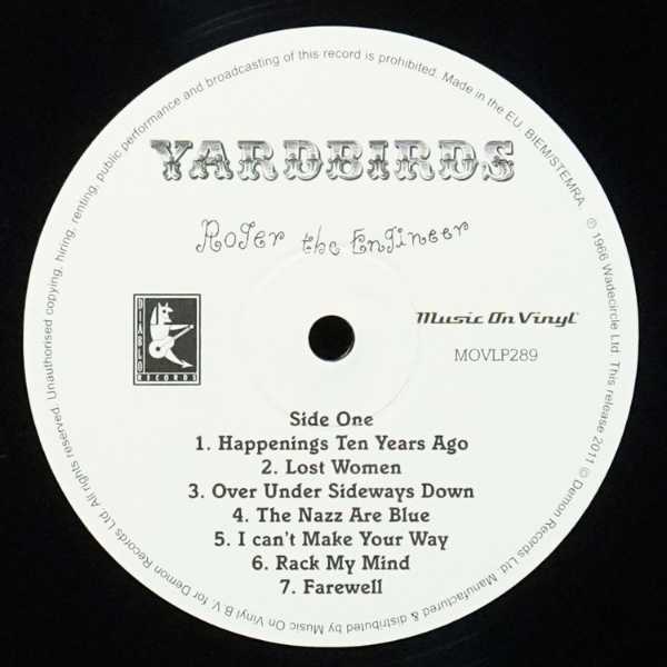 LP Yardbirds — Roger The Engineer (моно) фото 3