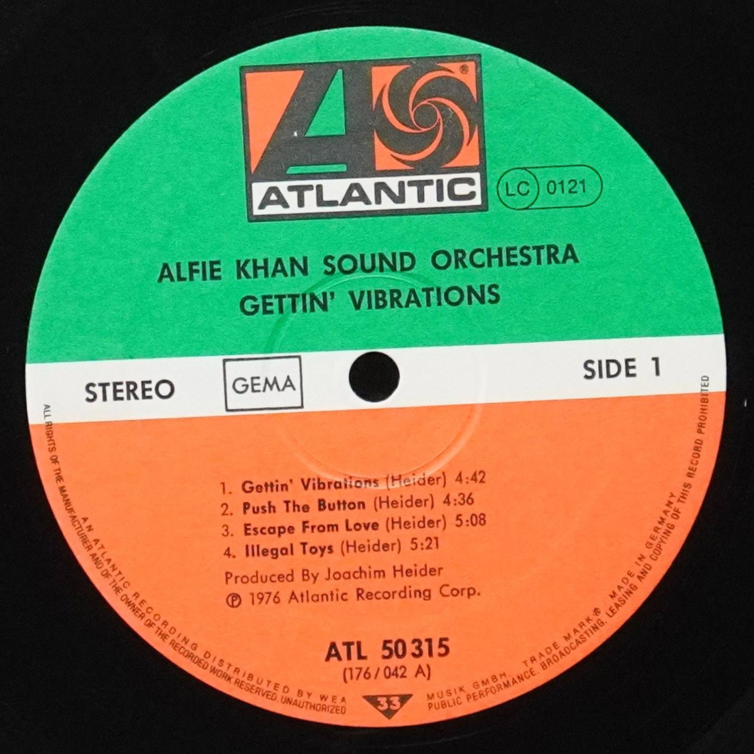 LP Alfie Khan Sound Orchestra — Gettin' Vibrations фото 2