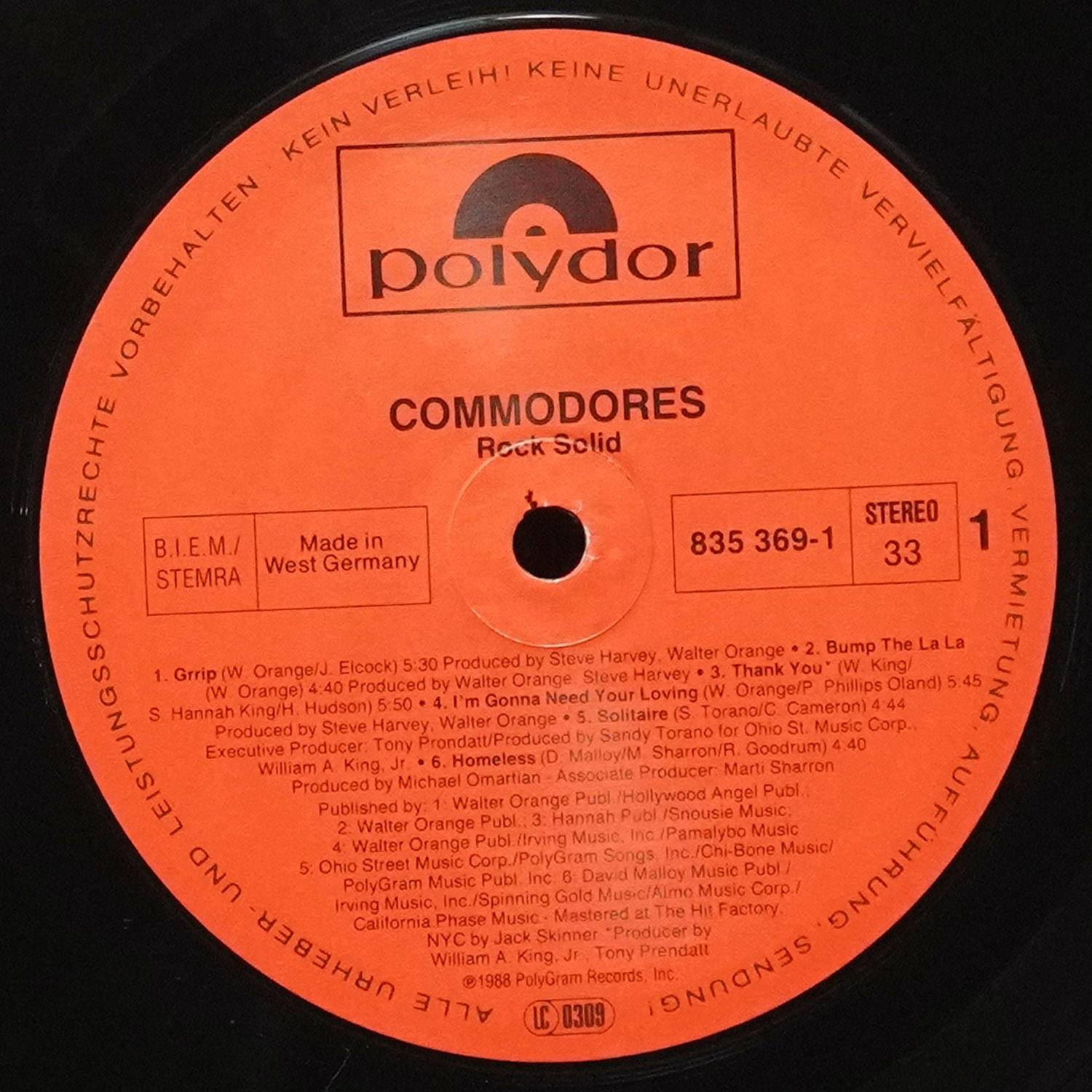 LP Commodores — Rock Solid фото 2