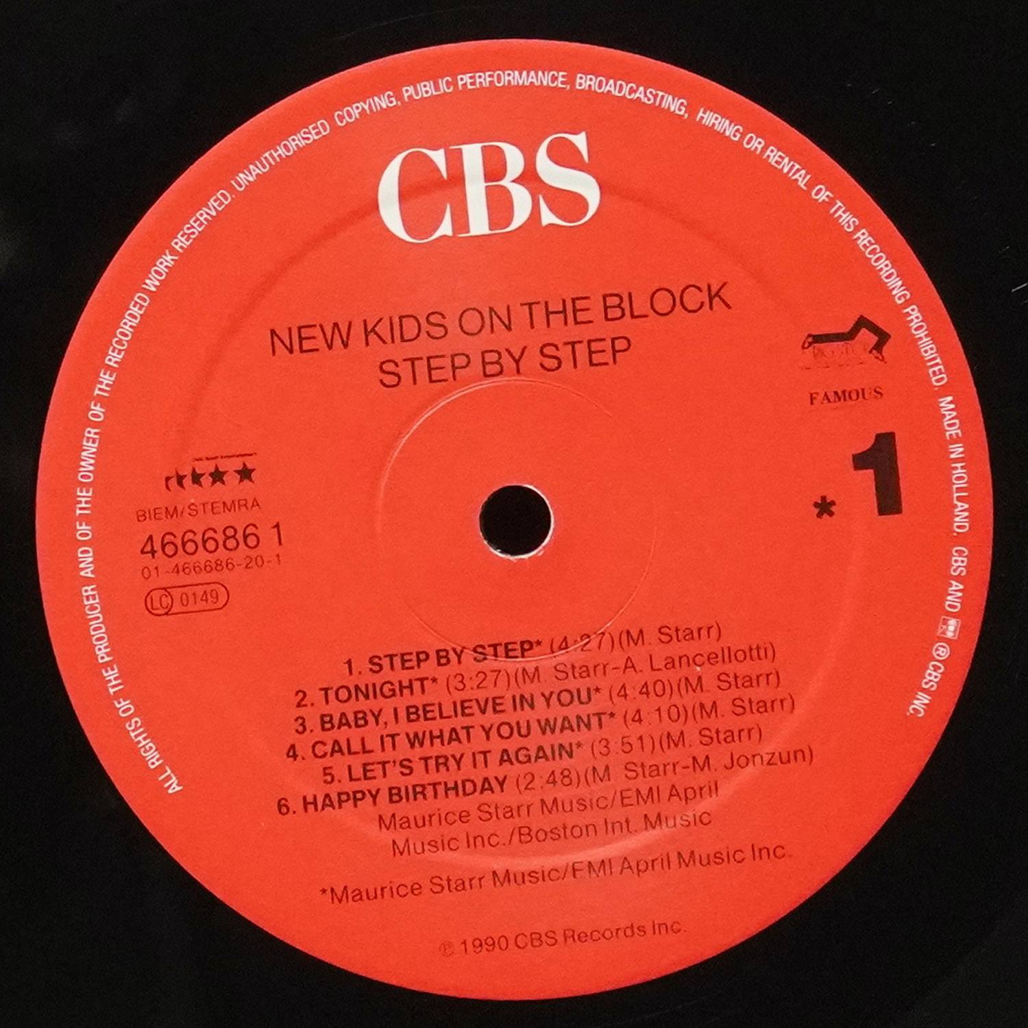 LP New Kids On The Block — Step By Step фото 2