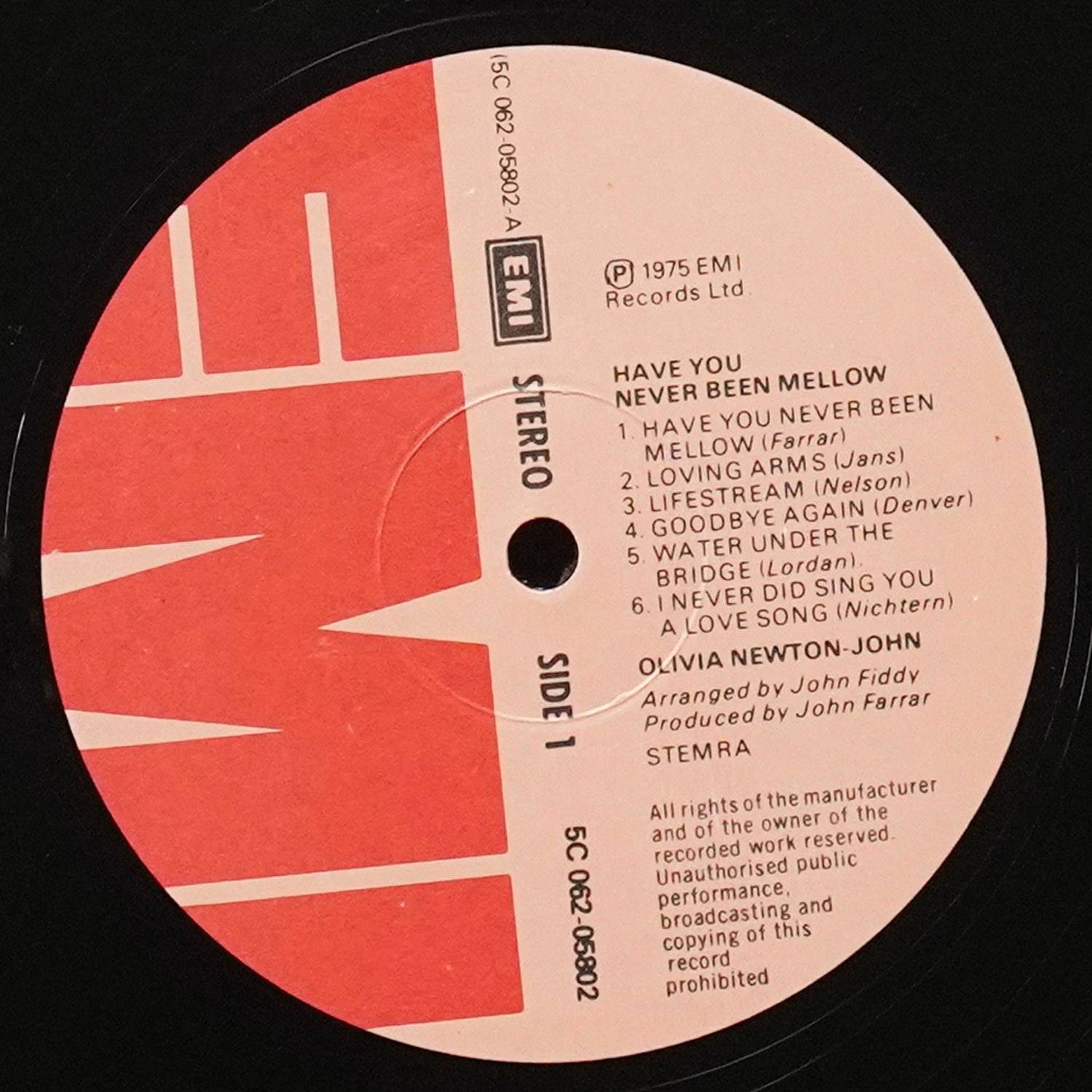 LP Olivia Newton-John — Have You Never Been Mellow фото 2