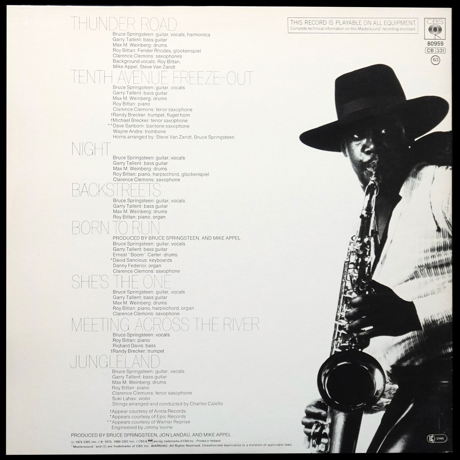 LP Bruce Springsteen — Born To Run фото 2