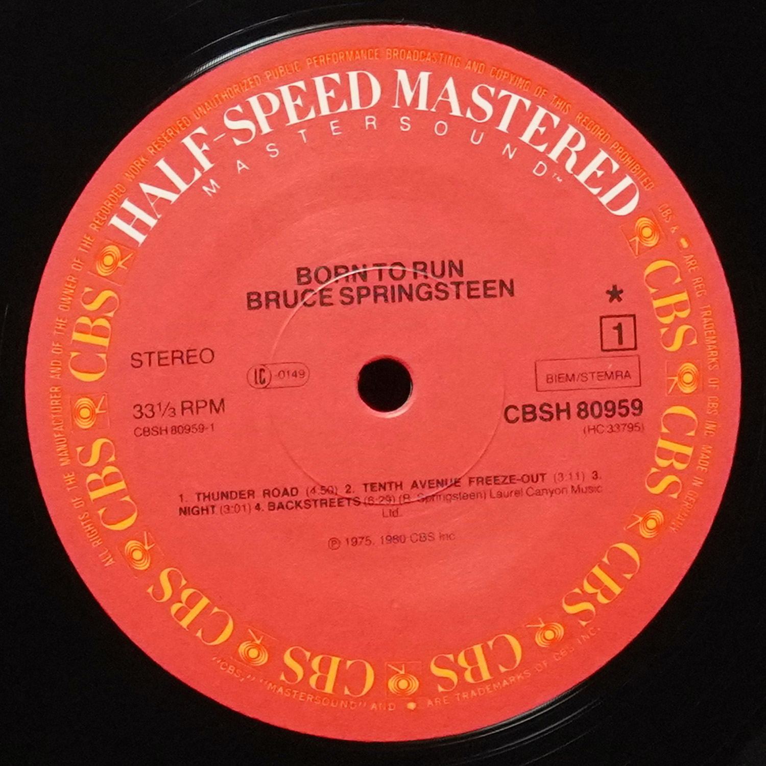LP Bruce Springsteen — Born To Run фото 3