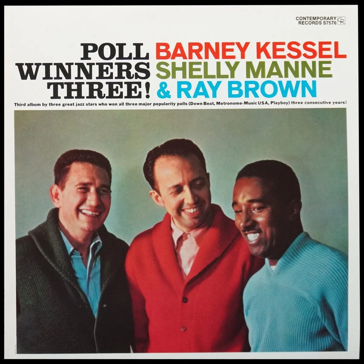 LP Barney Kessel — Poll Winners Three! фото