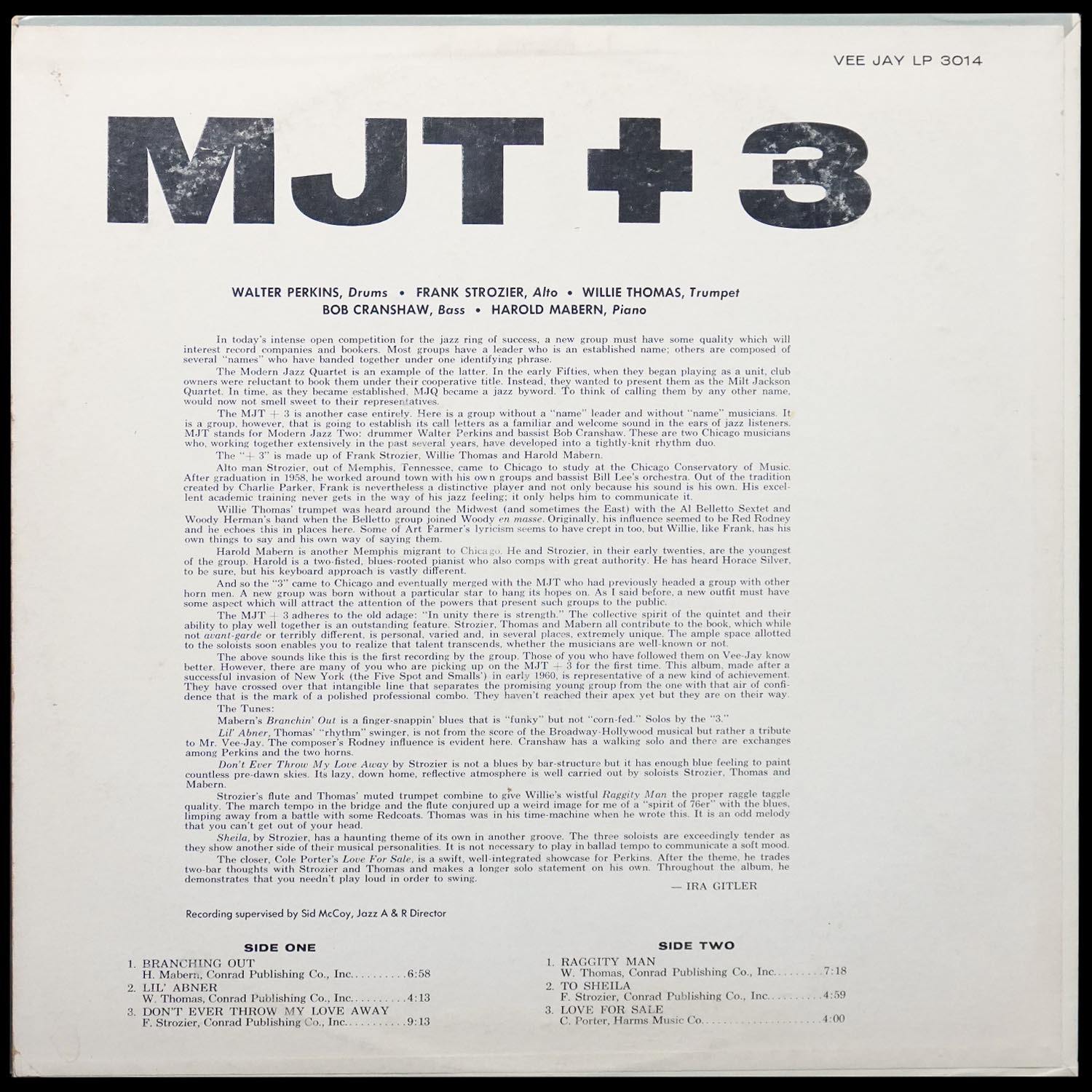 LP MJT+3 — MJT+3 фото 2