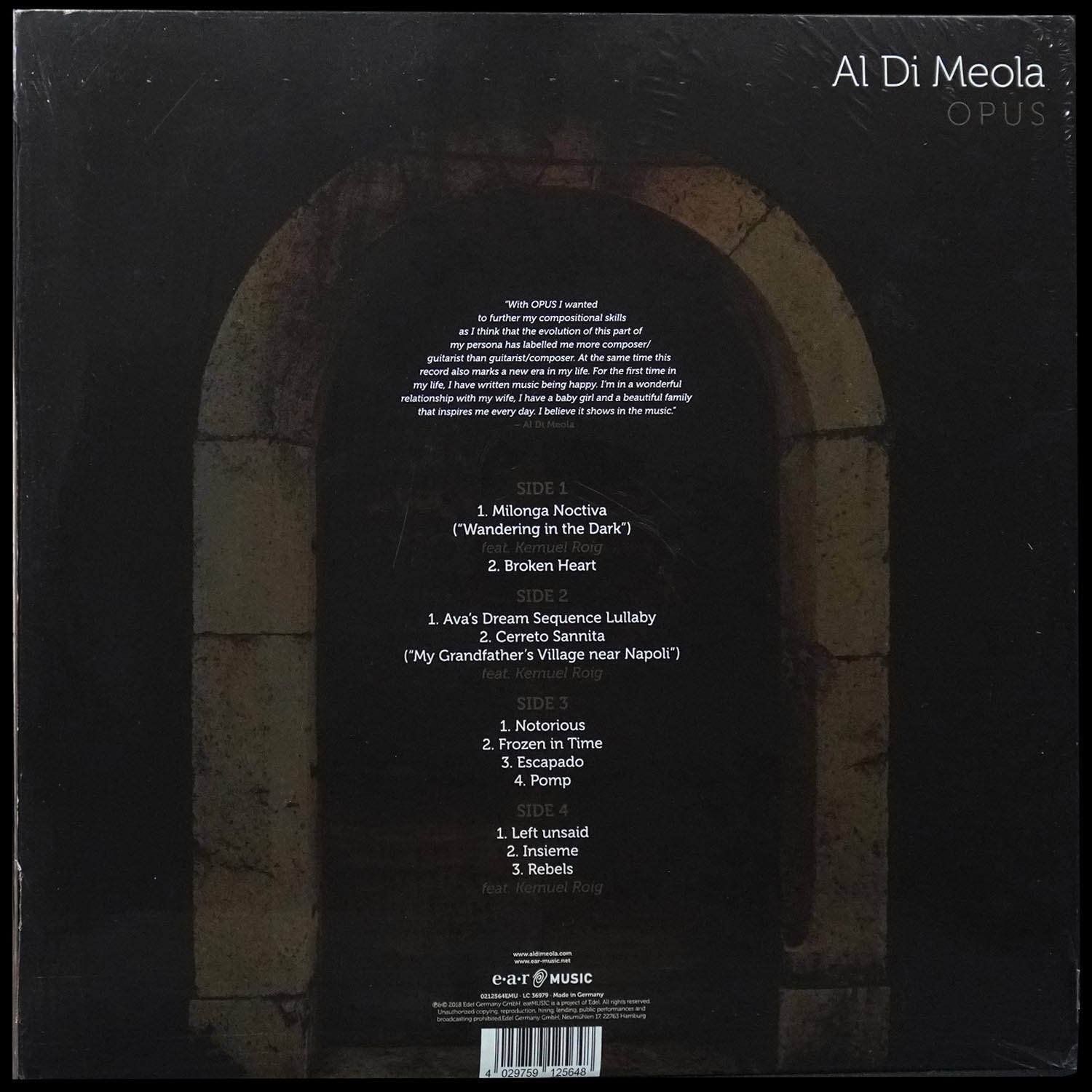 LP Al Di Meola — Opus (2LP) фото 2