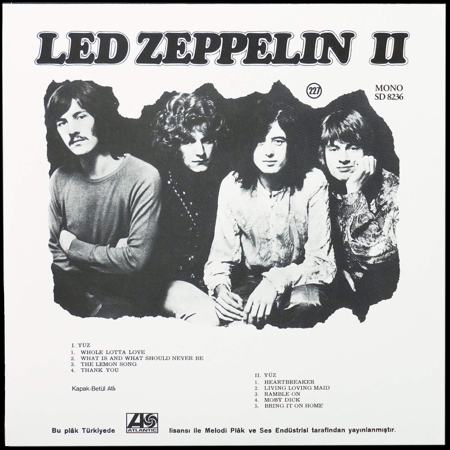 LP Led Zeppelin — Led Zeppelin II (цветной винил, моно, промо) фото 2