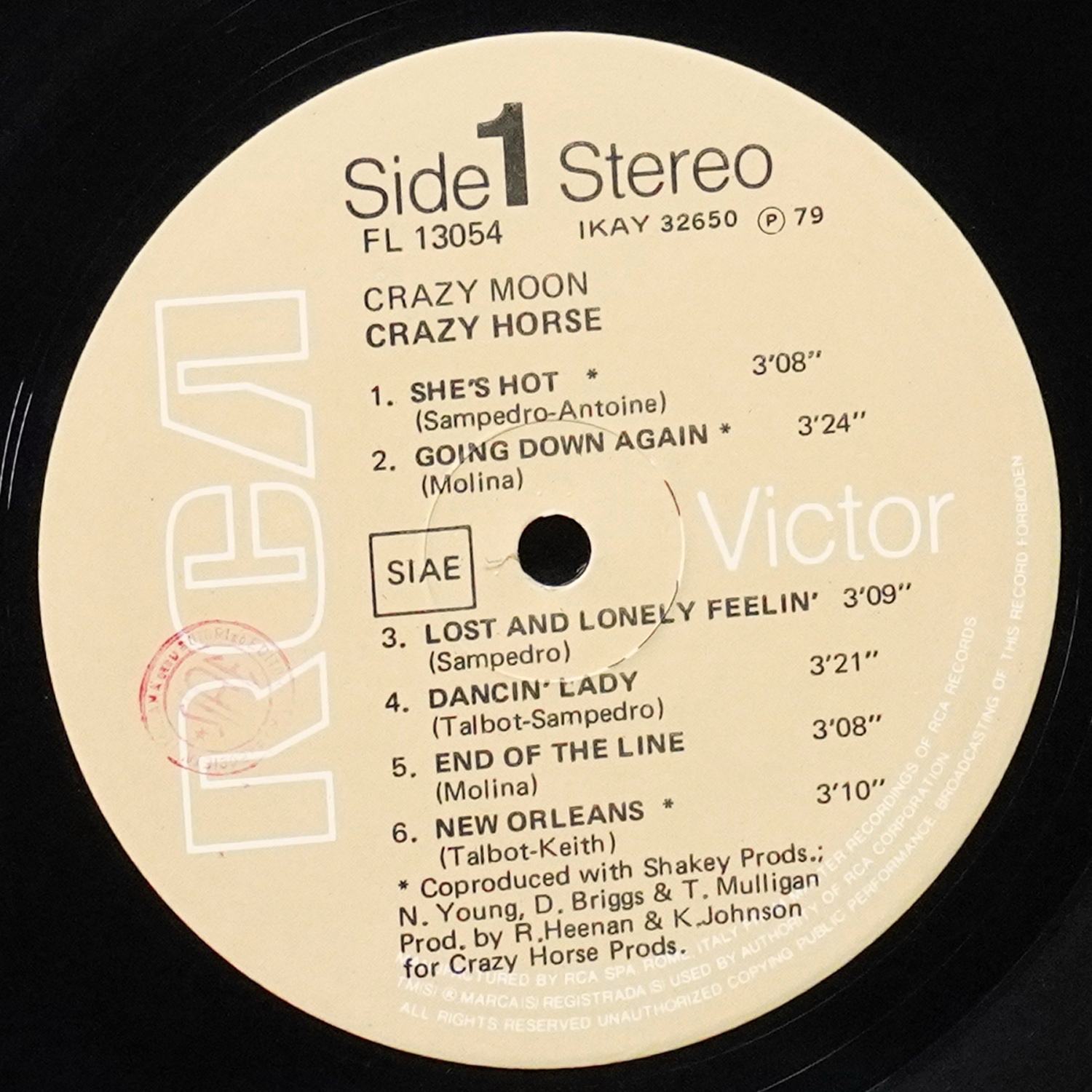 LP Crazy Horse — Crazy Moon фото 3
