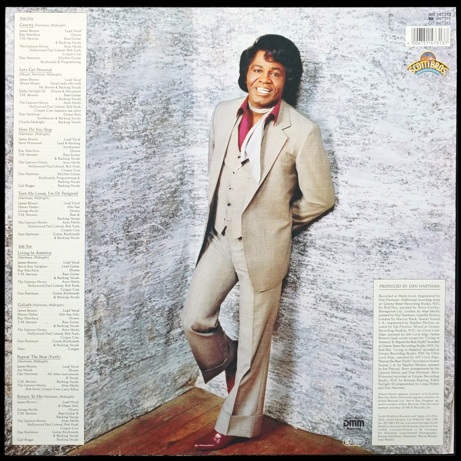 LP James Brown — Gravity (цветной винил) фото 2