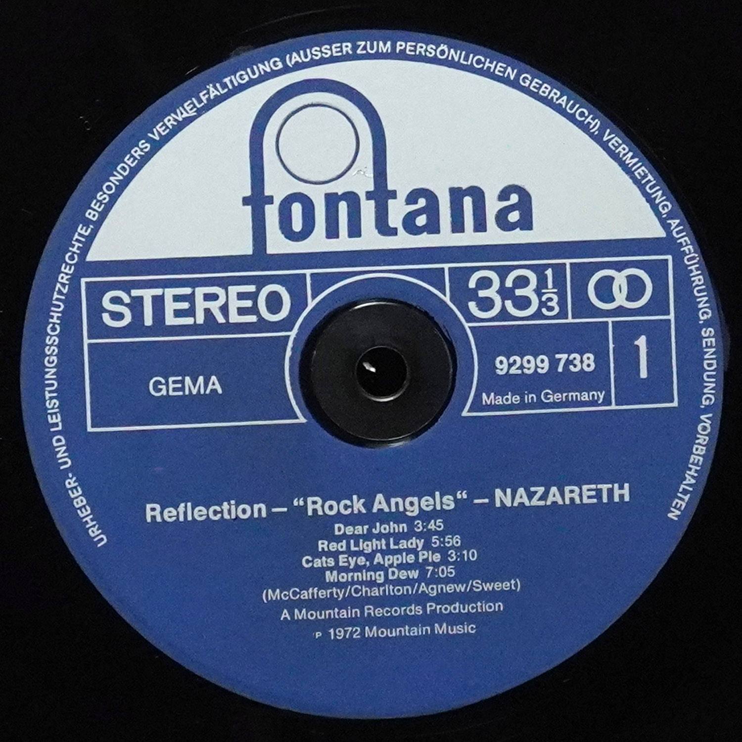 LP Nazareth — Reflection - Rock Angels фото 2