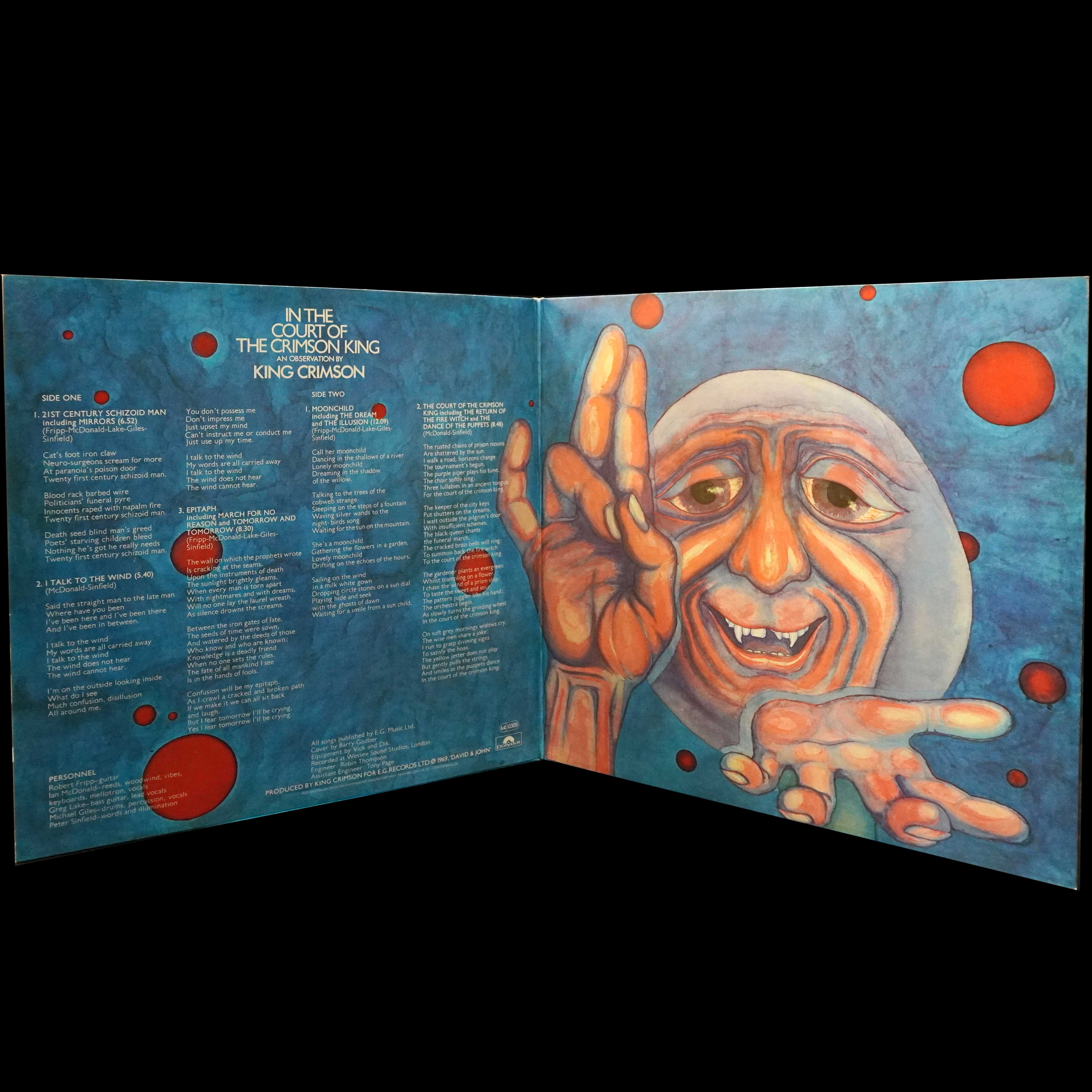LP King Crimson — In The Court Of The Crimson King фото 3