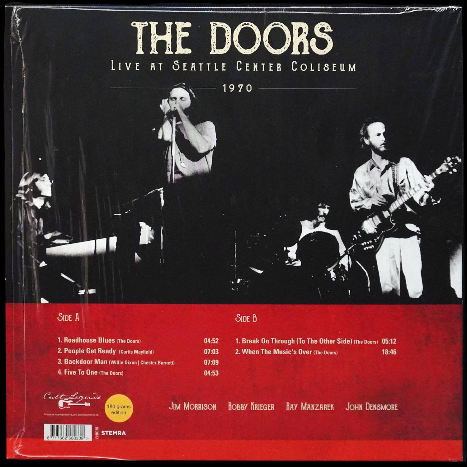 LP Doors — Live At Seattle Center Coliseum 1970 (2LP) фото 2
