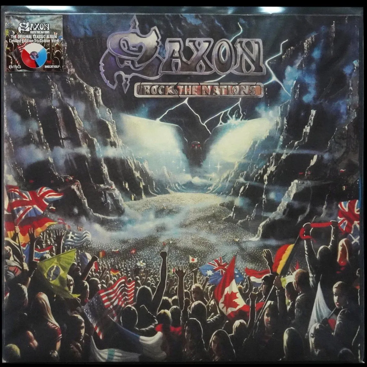 LP Saxon — Rock The Nations (цветной винил) фото