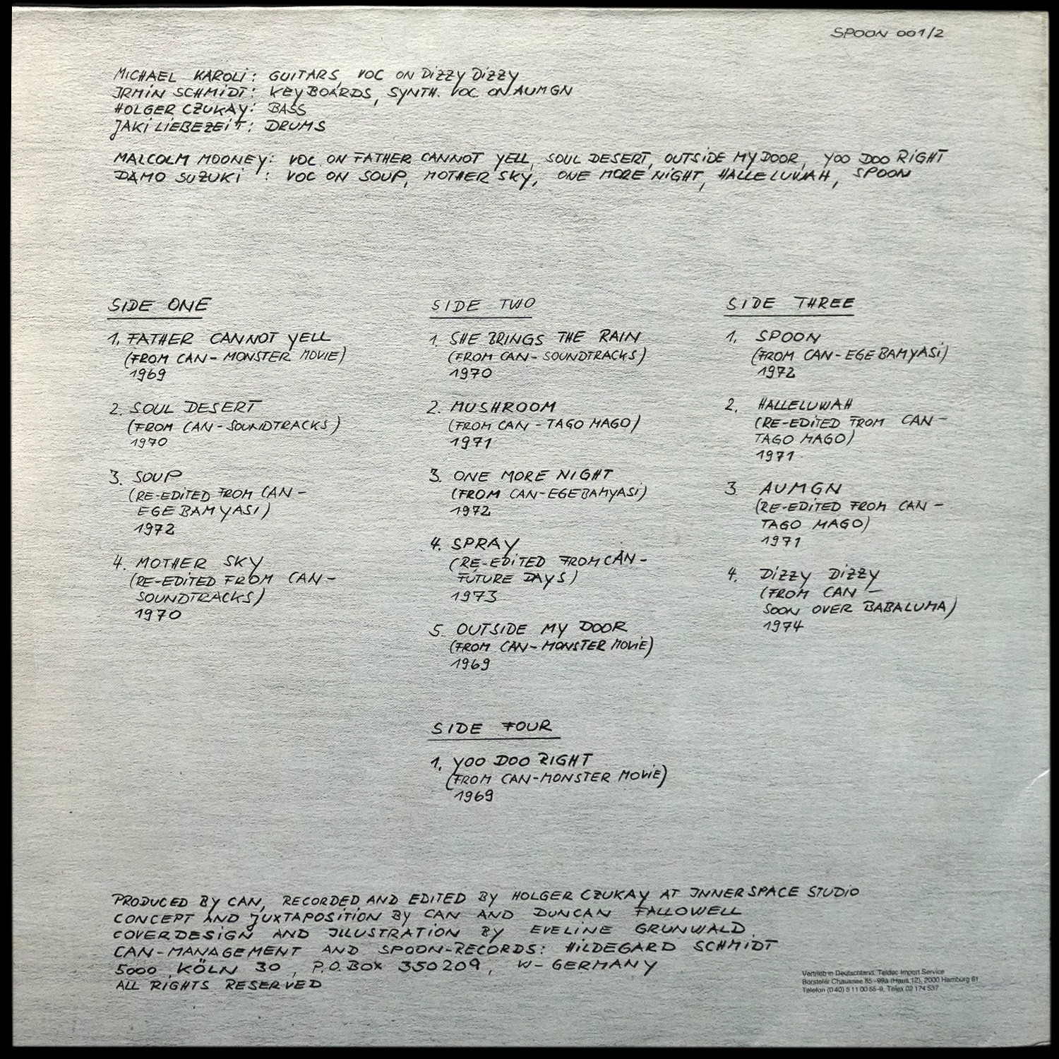 LP Can — Cannibalism (2LP) фото 2