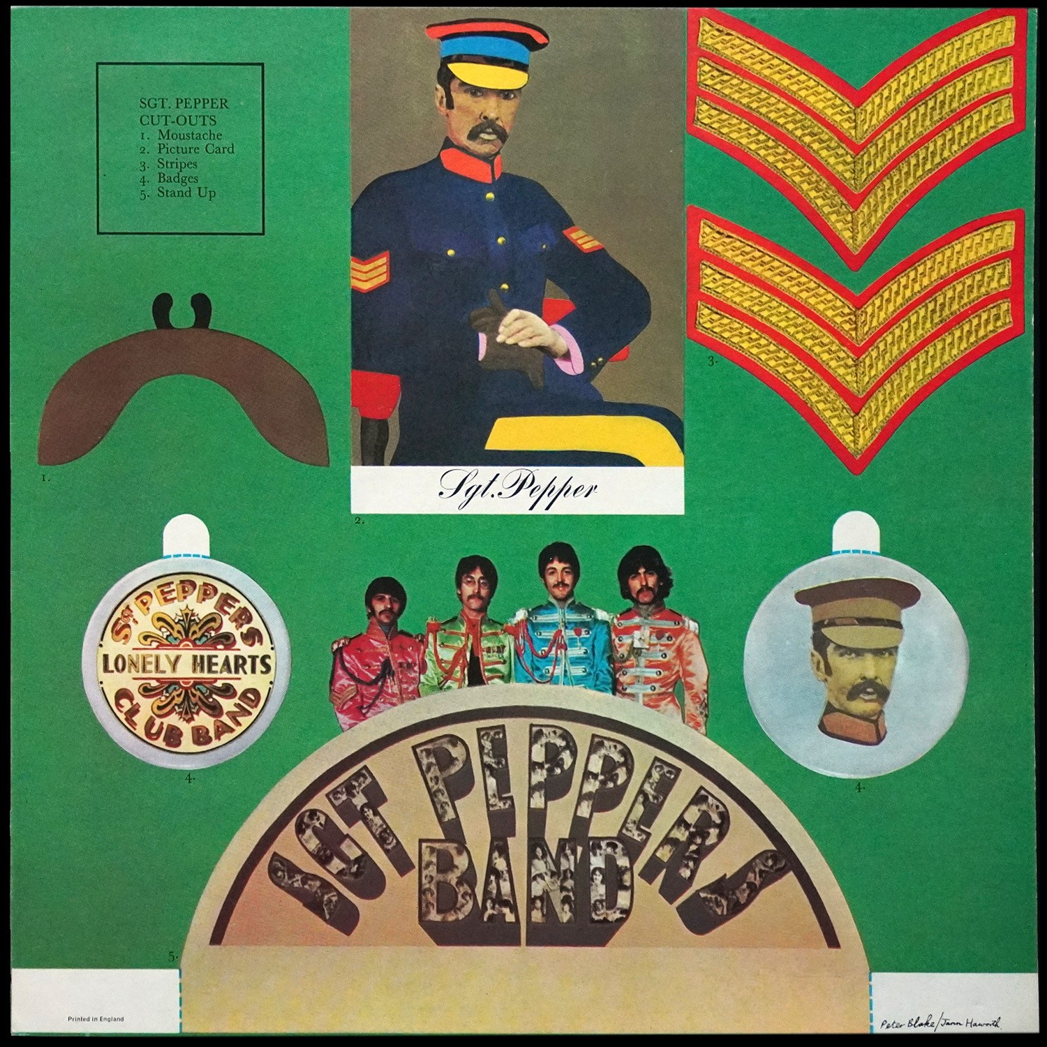 LP Beatles — Sgt. Pepper's Lonely Hearts Club Band (моно) фото 4