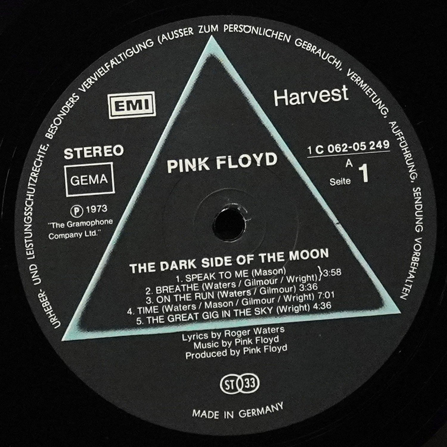 LP Pink Floyd — Dark Side Of The Moon (+ 2 постера) фото 4