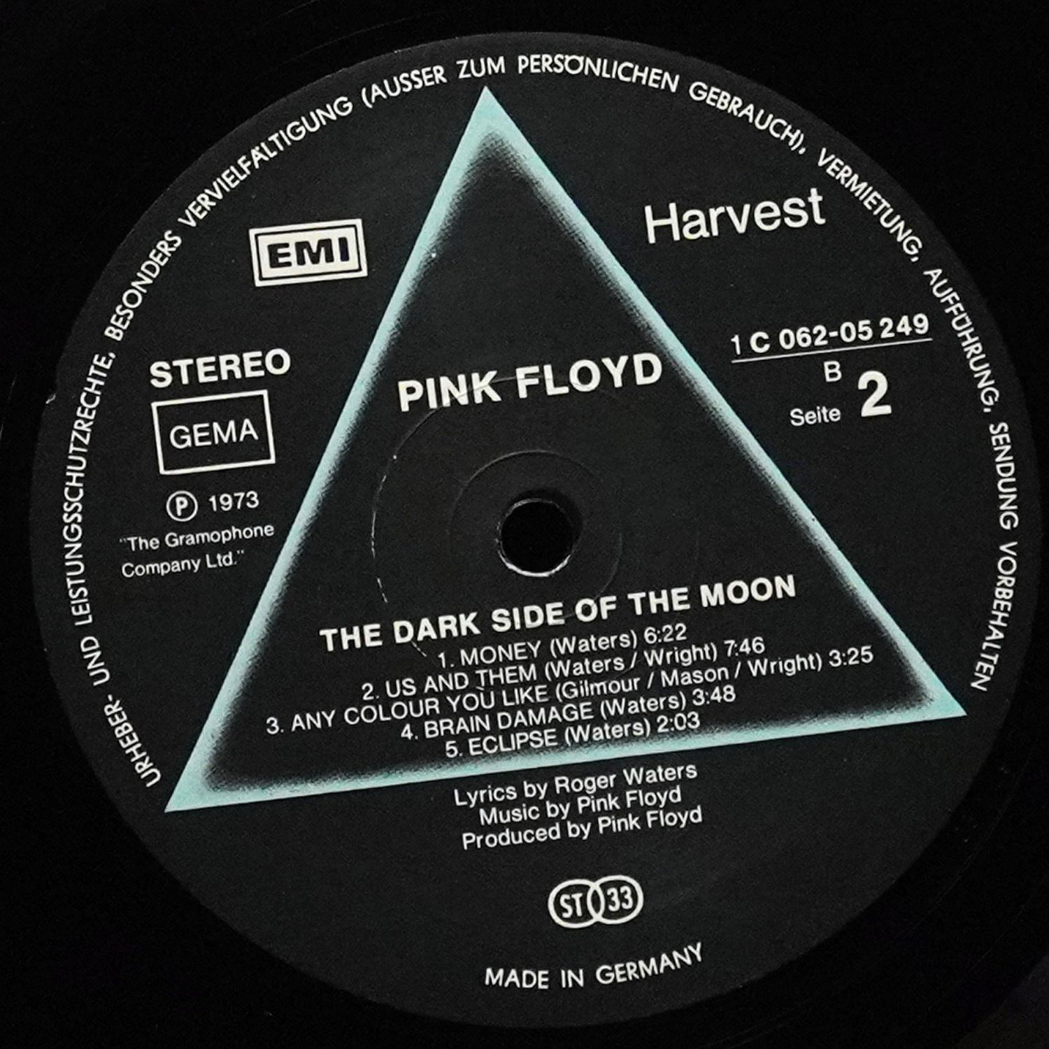 LP Pink Floyd — Dark Side Of The Moon (+ 2 постера) фото 5