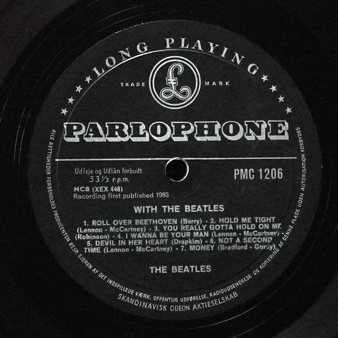 LP Beatles — With The Beatles (моно) фото 3