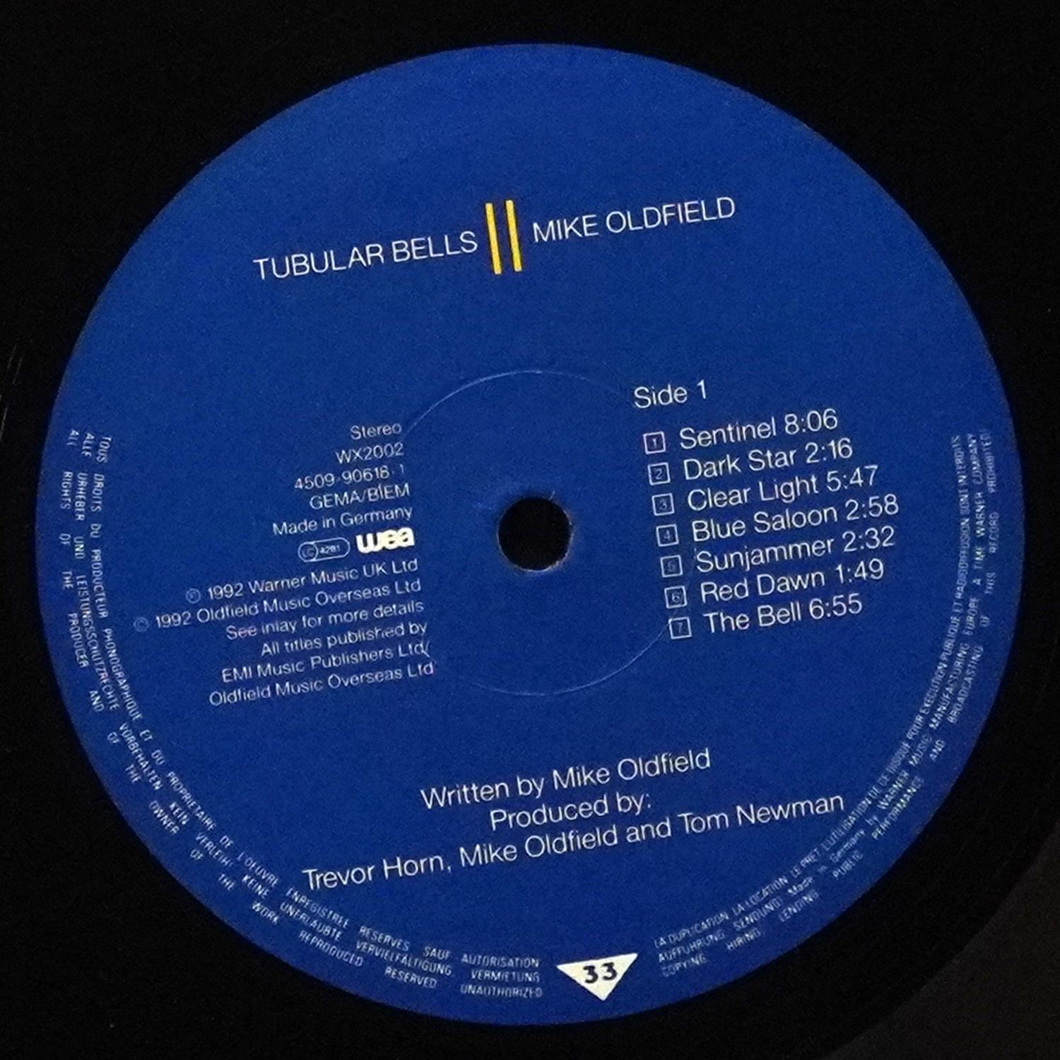 LP Mike Oldfield — Tubular Bells II фото 3