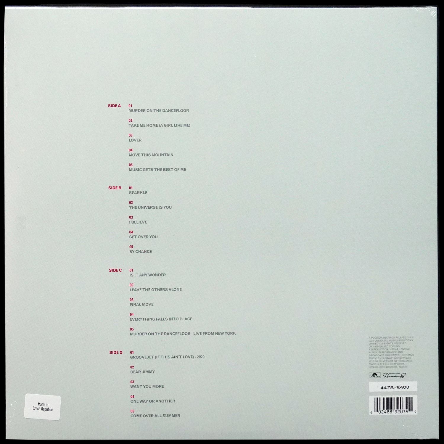 LP Sophie Ellis-Bextor — Read My Lips (2LP, цветной винил) фото 2
