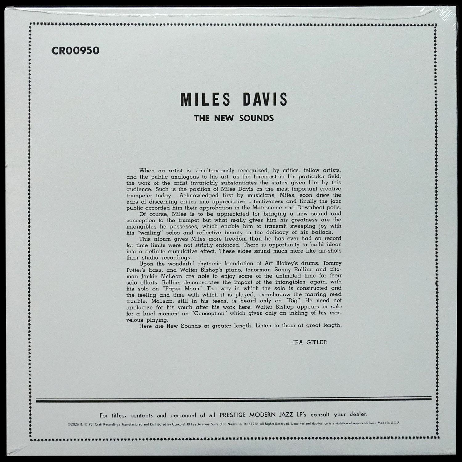 LP Miles Davis — New Sounds фото 2