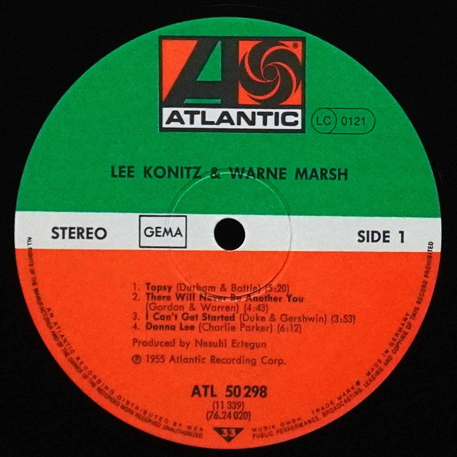 LP Lee Konitz / Warne Marsh — Lee Konitz & Warne Marsh фото 2