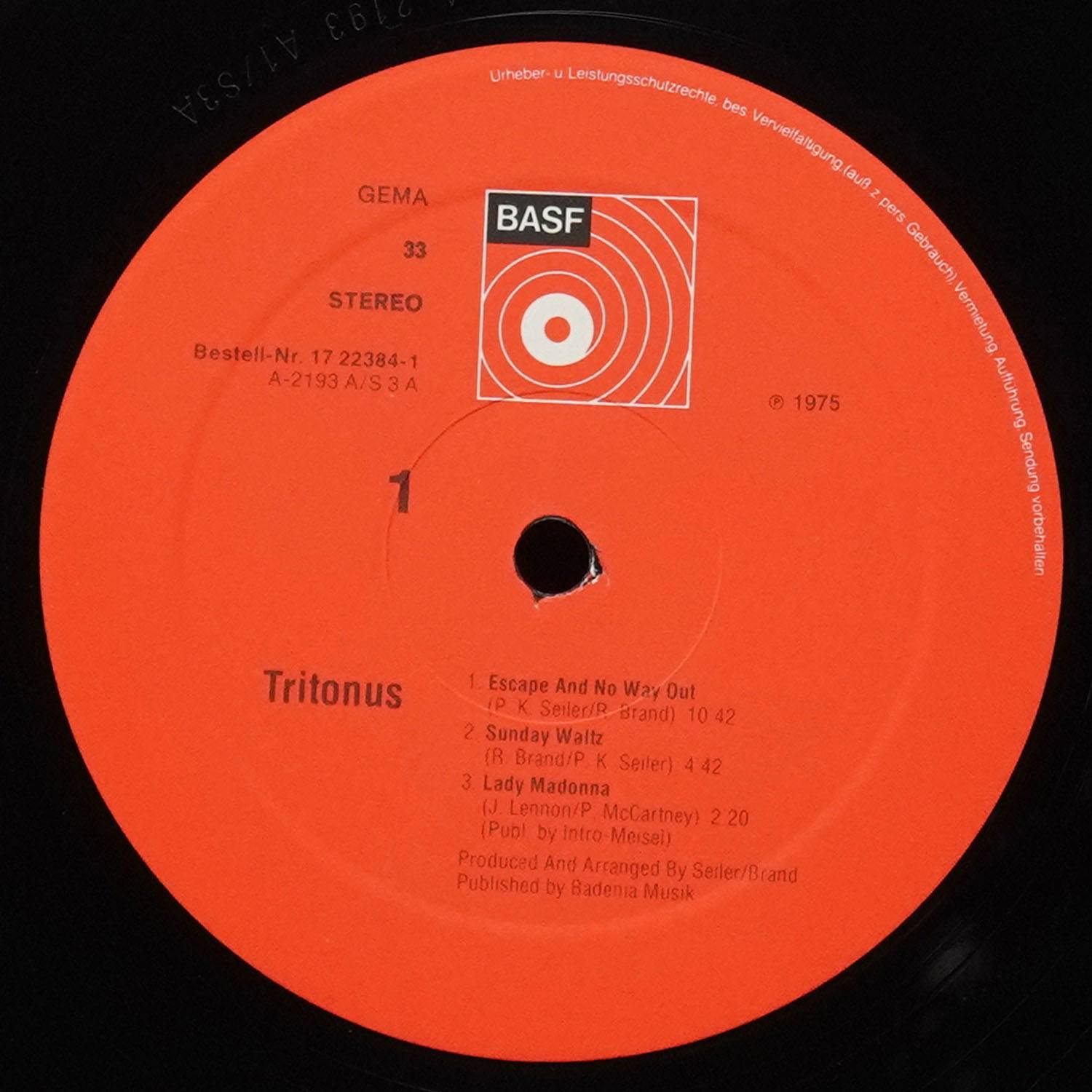 LP Tritonus — Tritonus фото 3