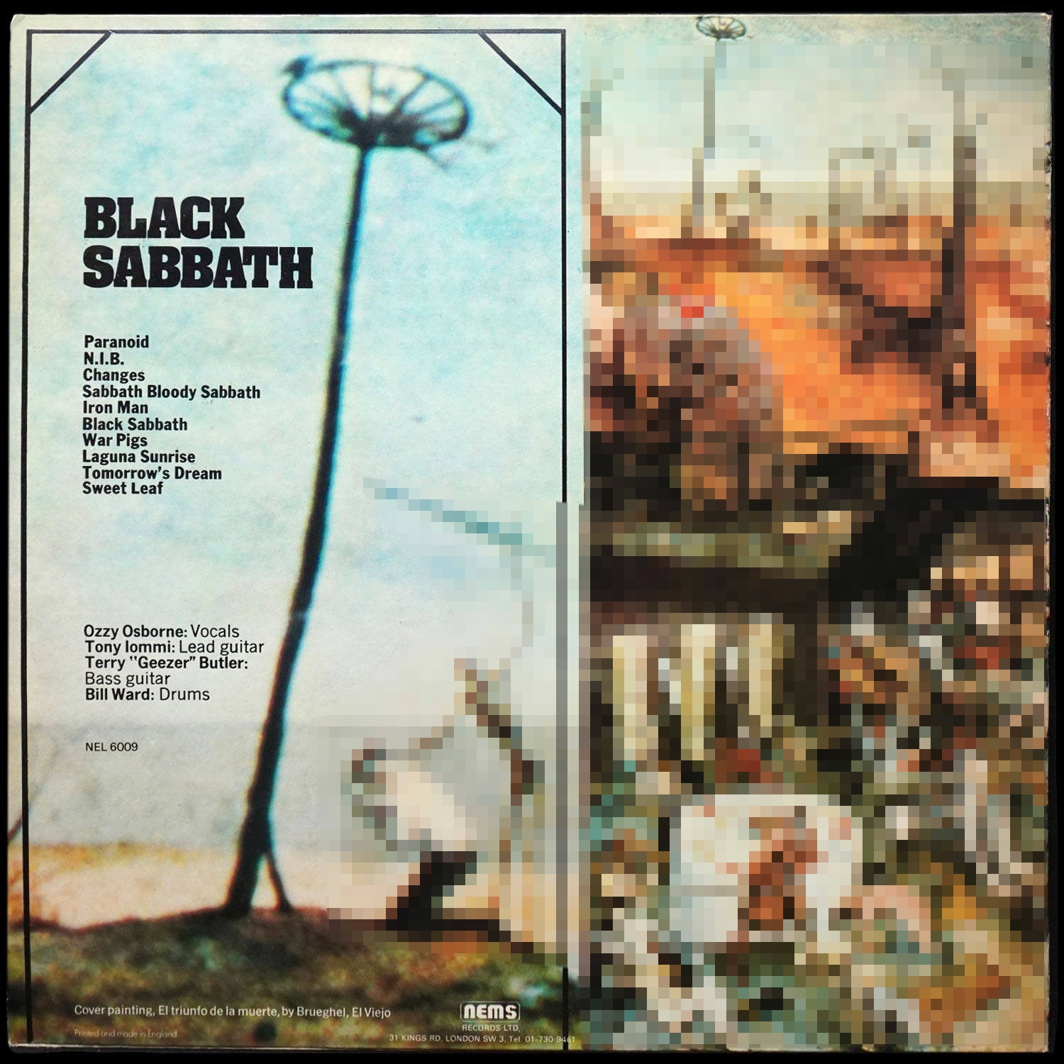 Пластинка Black Sabbath - Greatest Hits, 1977, EX+/EX+, арт. 374894