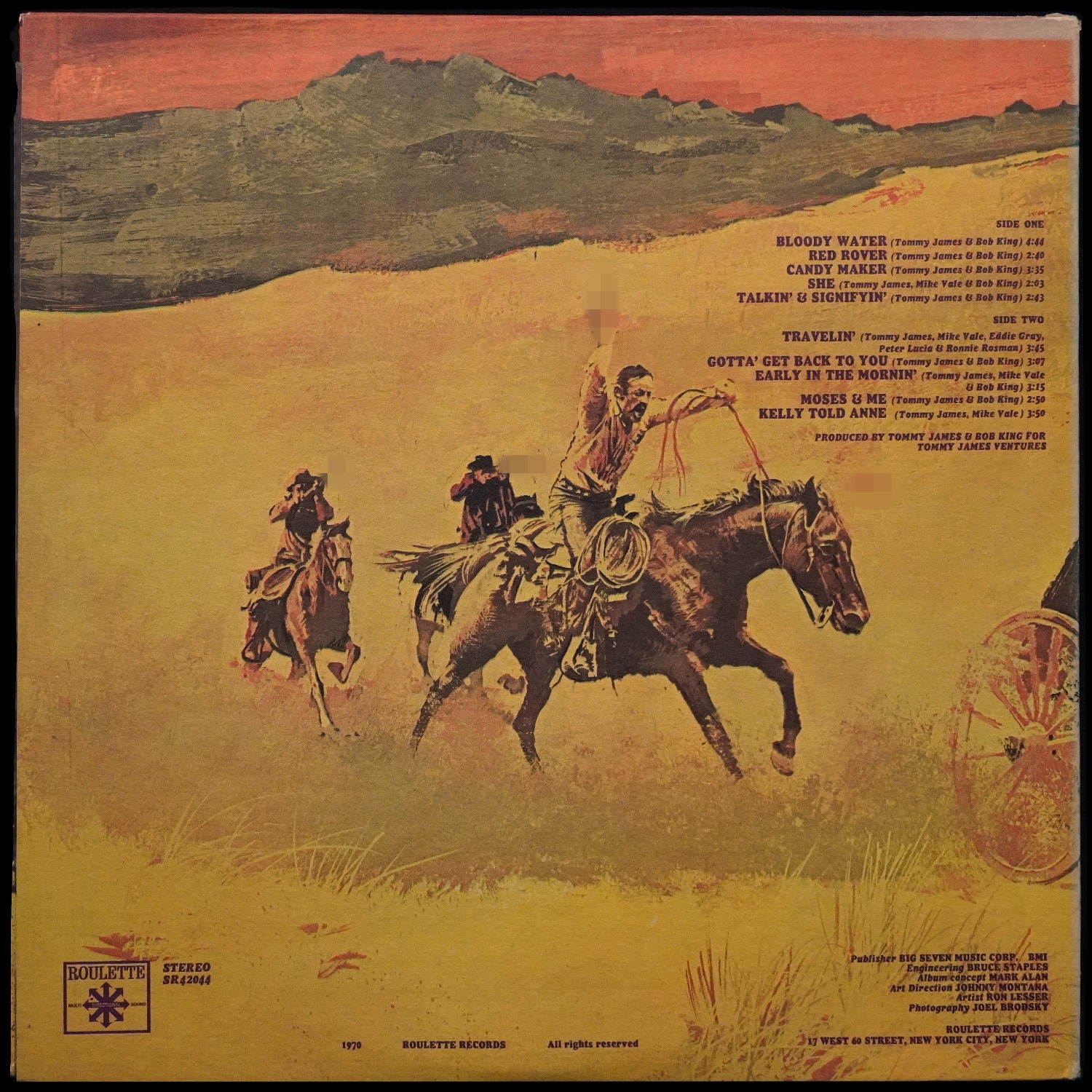 LP Tommy James And The Shondells — Travelin' фото 2
