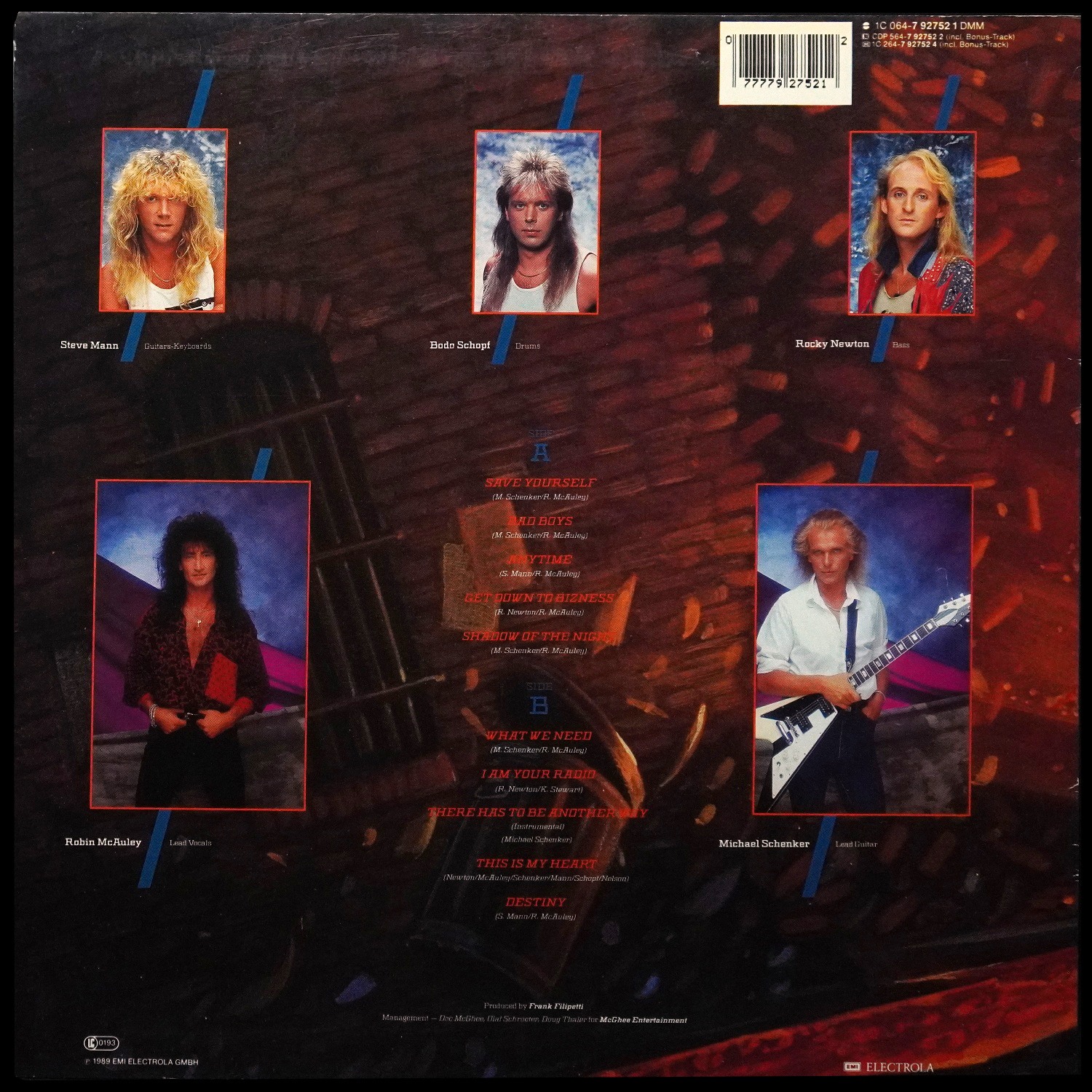 LP McAuley Schenker Group — Save Yourself фото 2