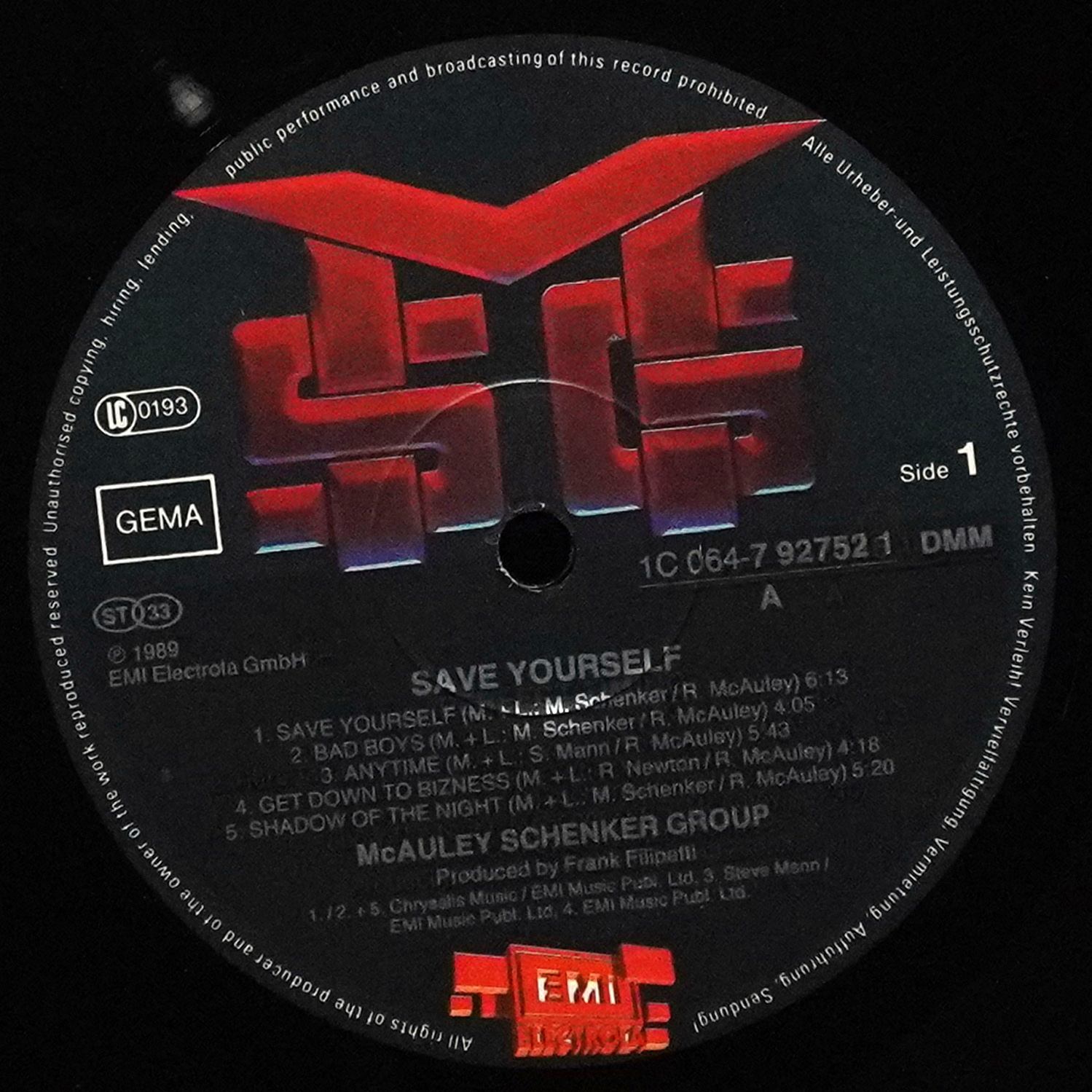 LP McAuley Schenker Group — Save Yourself фото 3