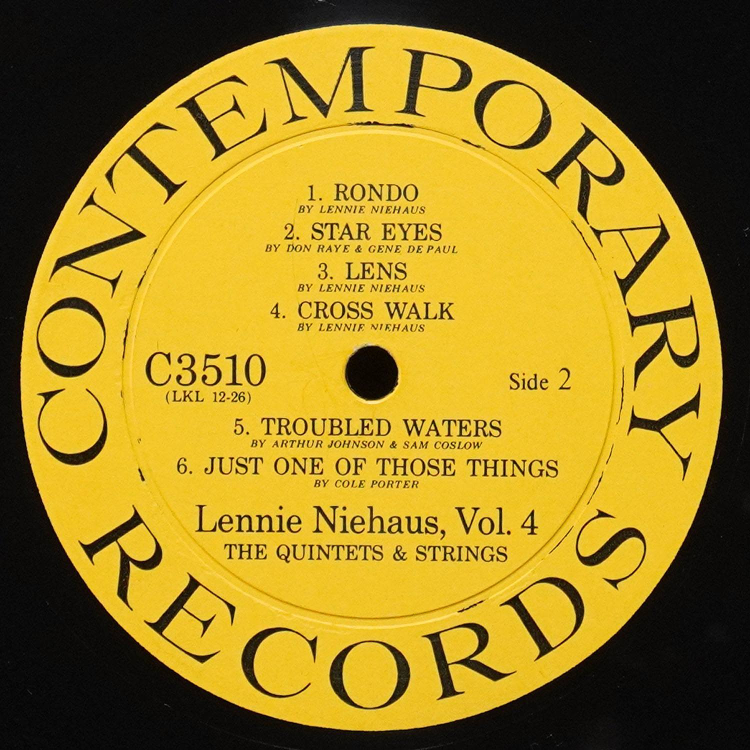 LP Lennie Niehaus — Vol. 4: The Quintets & Strings фото 4