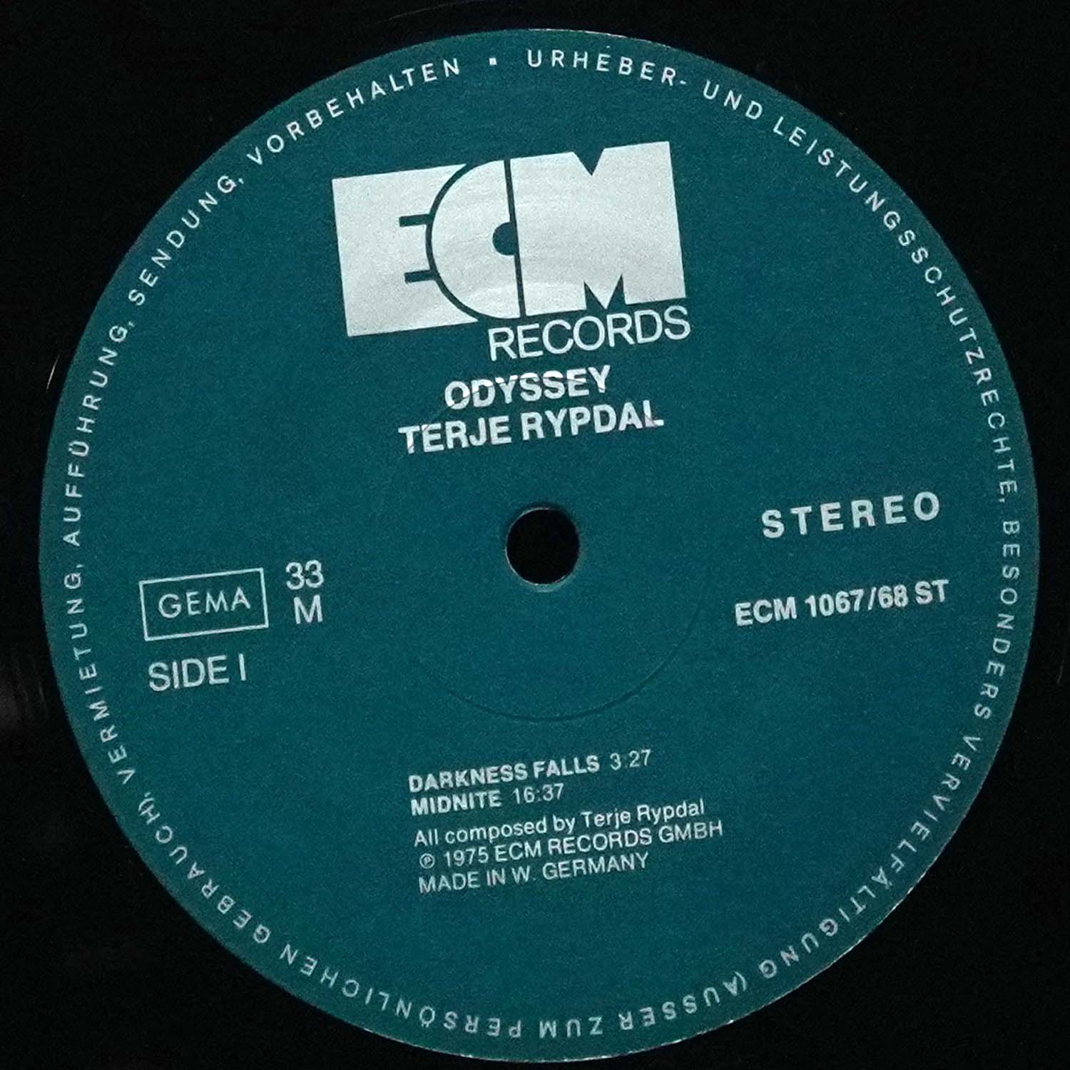 LP Terje Rypdal — Odyssey (2LP) фото 4