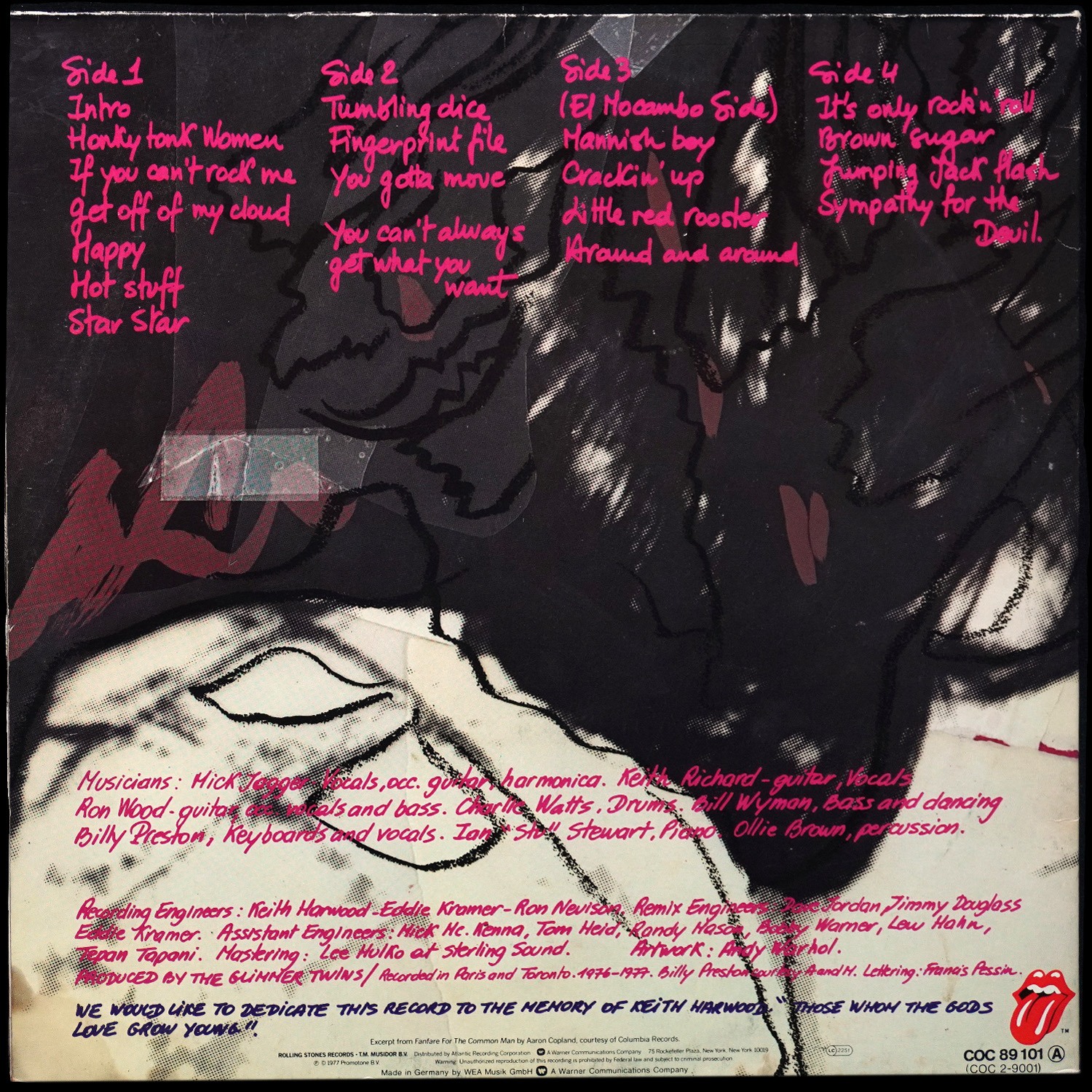 LP Rolling Stones — Love You Live (2LP) фото 2