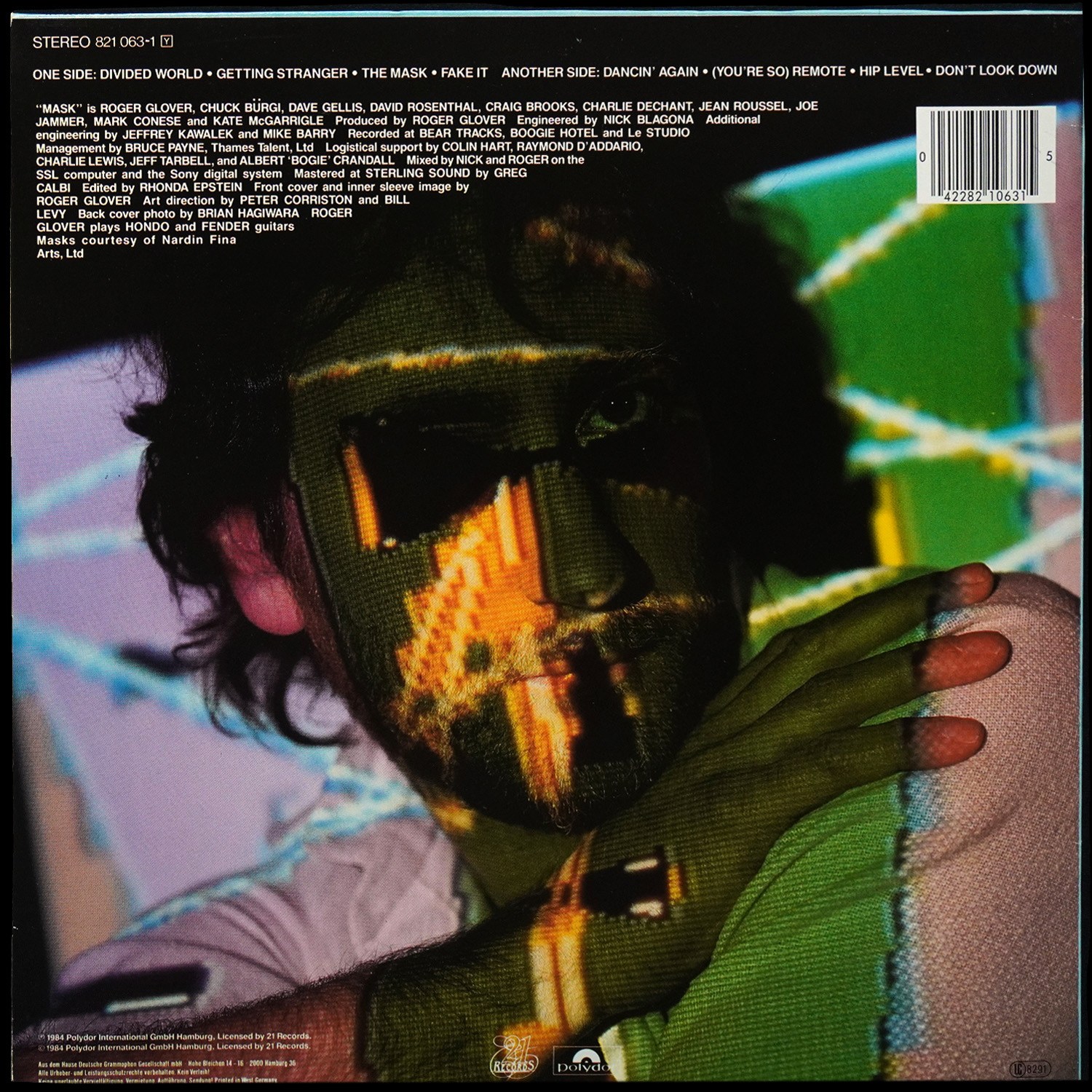 LP Roger Glover — Mask фото 2