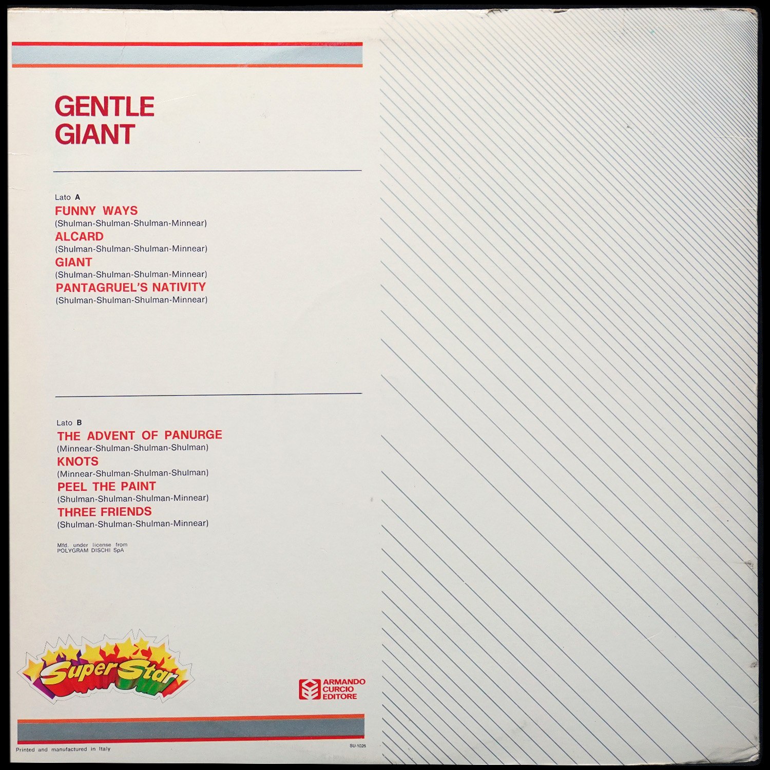 LP Gentle Giant — Gentle Giant (+ буклет) фото 2