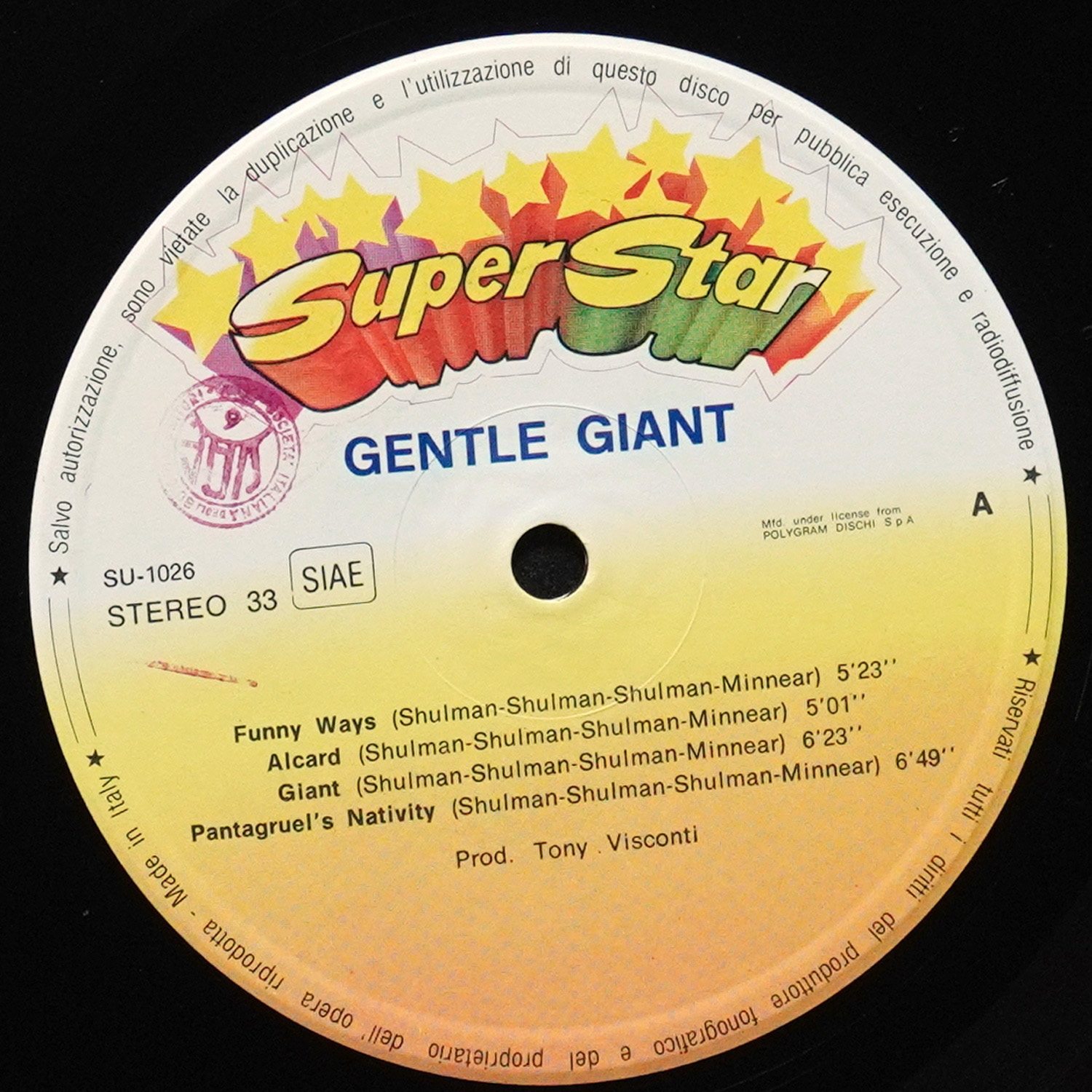 LP Gentle Giant — Gentle Giant (+ буклет) фото 3