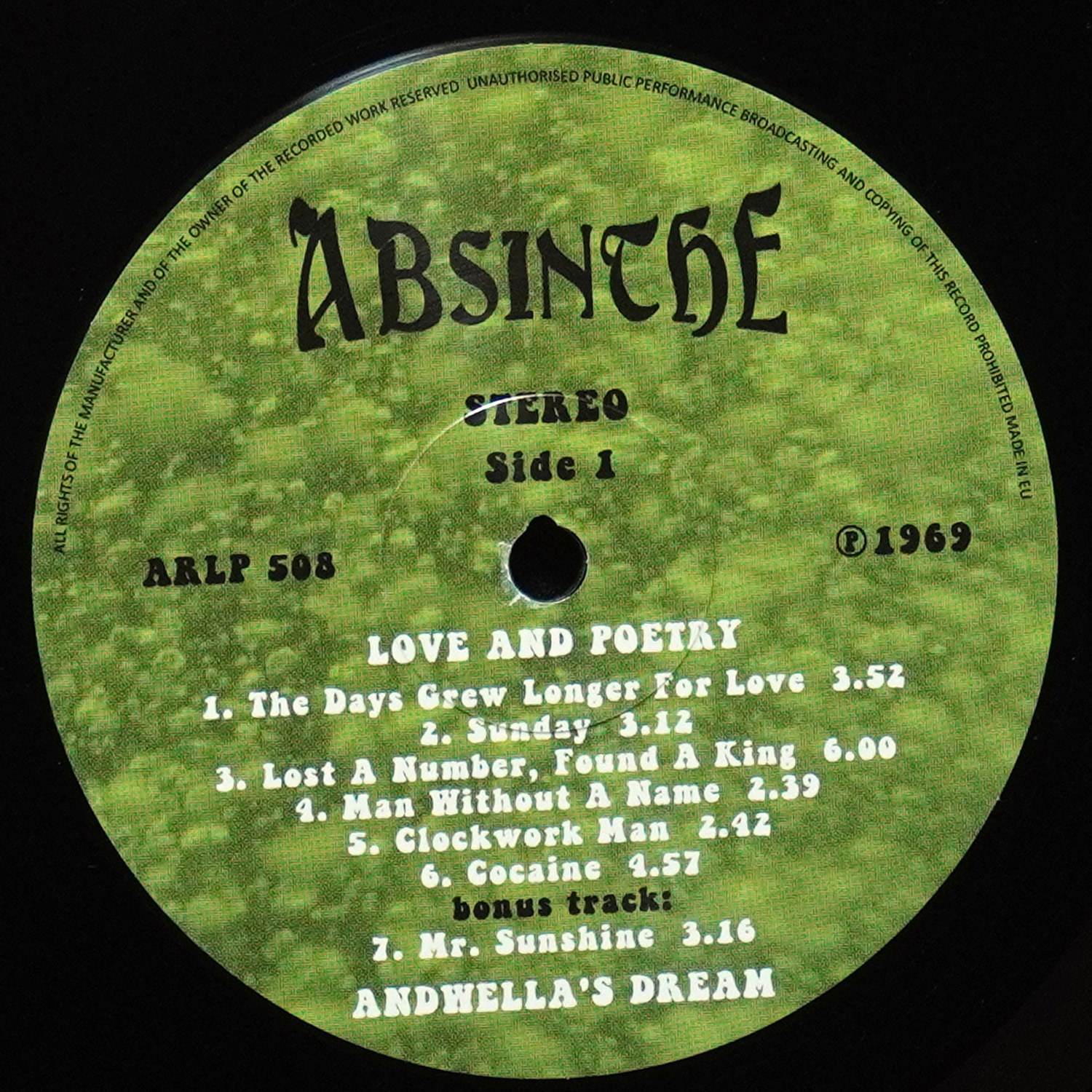 LP Andwellas Dream — Love And Poetry фото 3