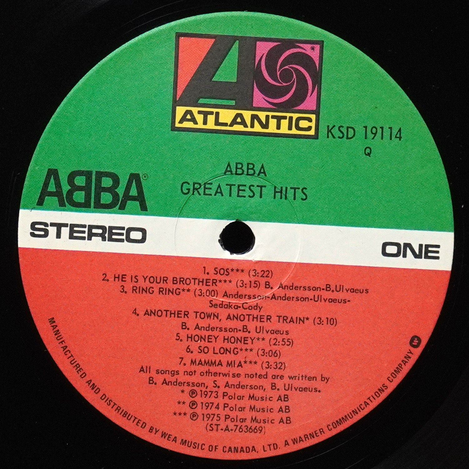 LP Abba — Greatest Hits фото 3