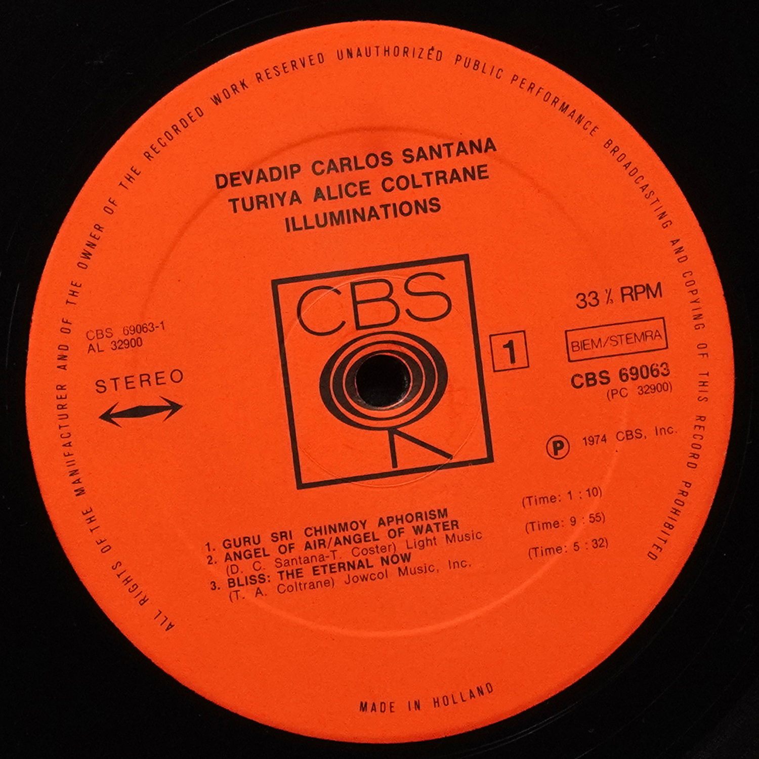 LP Carlos Santana — Illuminations фото 2
