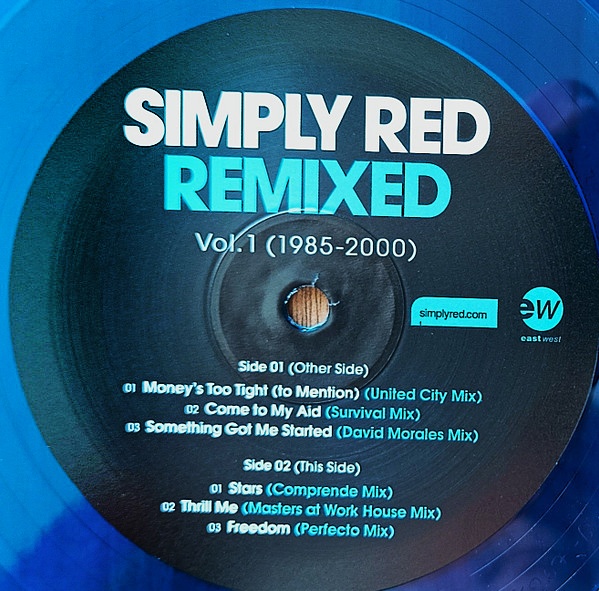 LP Simply Red — Remixed Vol. 1 (1985 – 2000) (цветной винил, 2LP, Предзаказ / Pre-Sale) фото 3