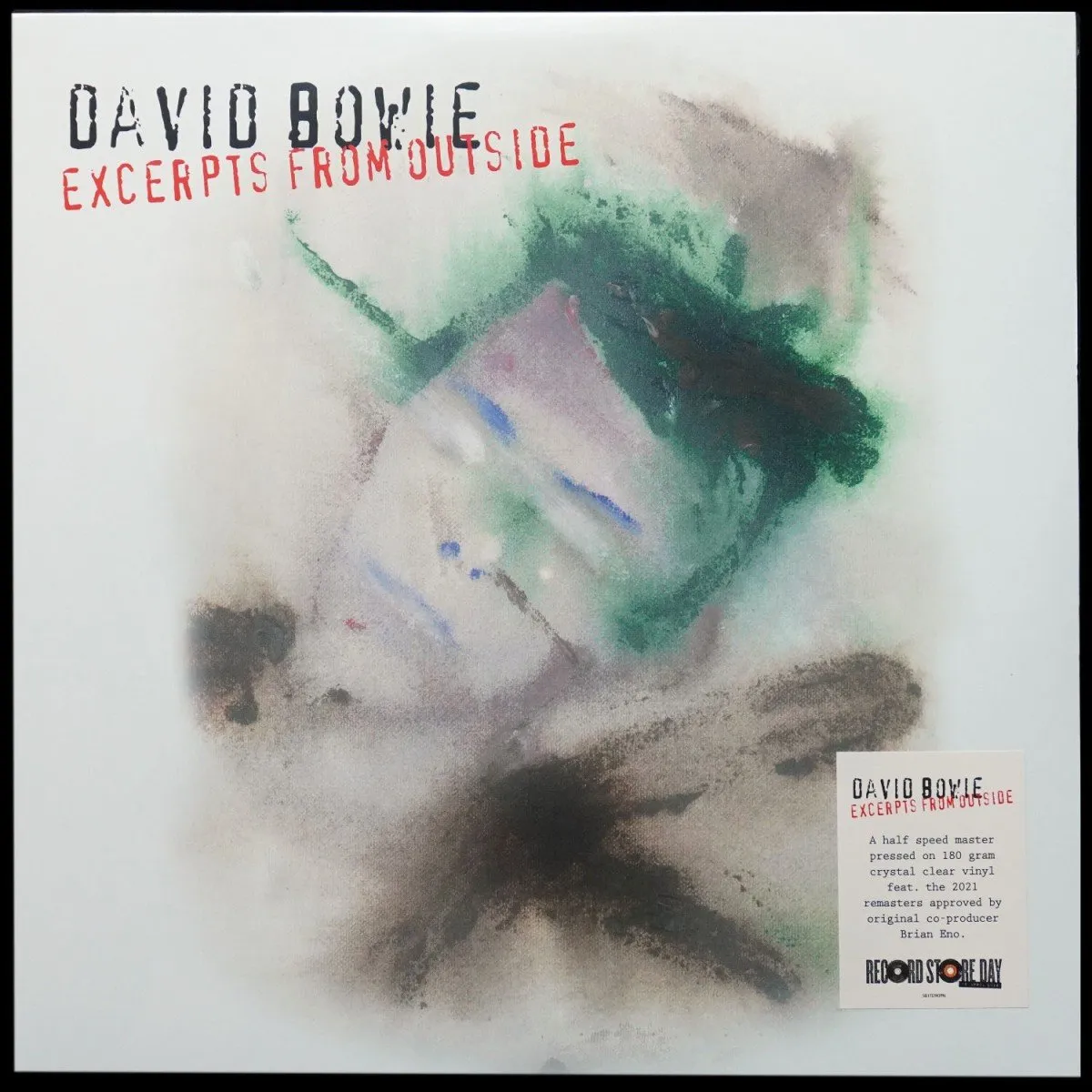 LP David Bowie — Excerpts From Outside (The Nathan Adler Diaries: A Hyper Cycle) (цветной винил) фото