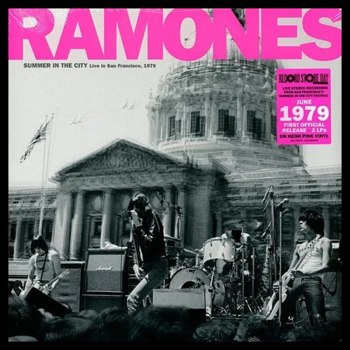 LP Ramones — Summer In The City (Live In San Francisco, 1979) (цветной винил, 2LP, Предзаказ / Pre-Sale) фото