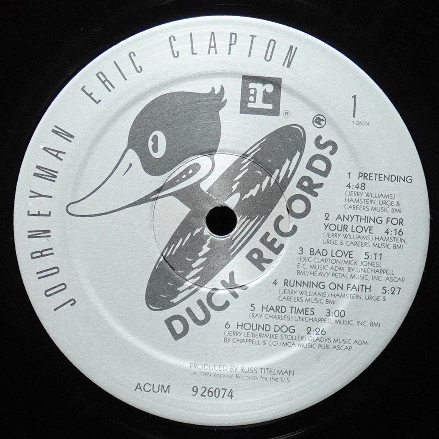 LP Eric Clapton — Journeyman фото 3