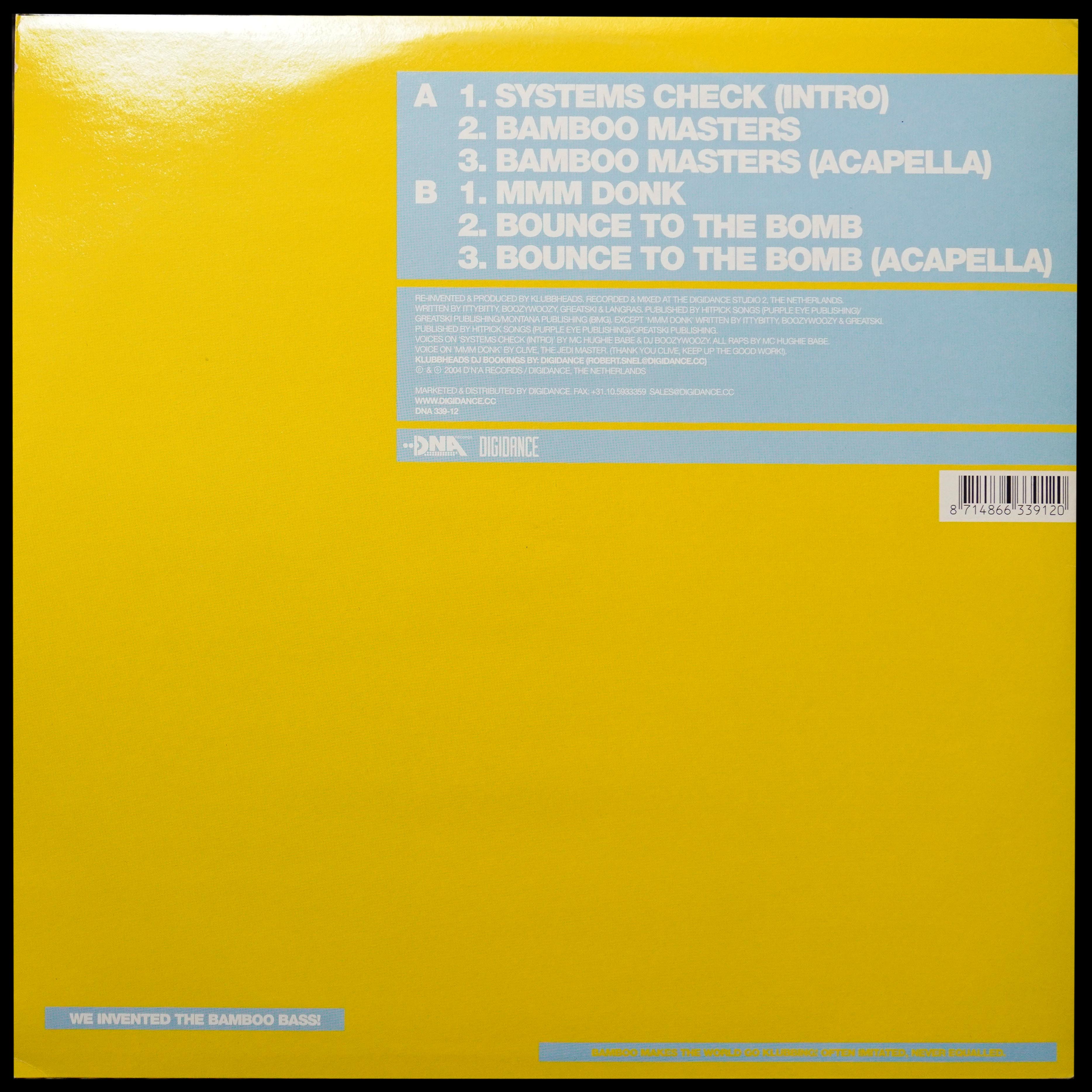LP Klubbheads — Bamboo Sessions #3 фото 2