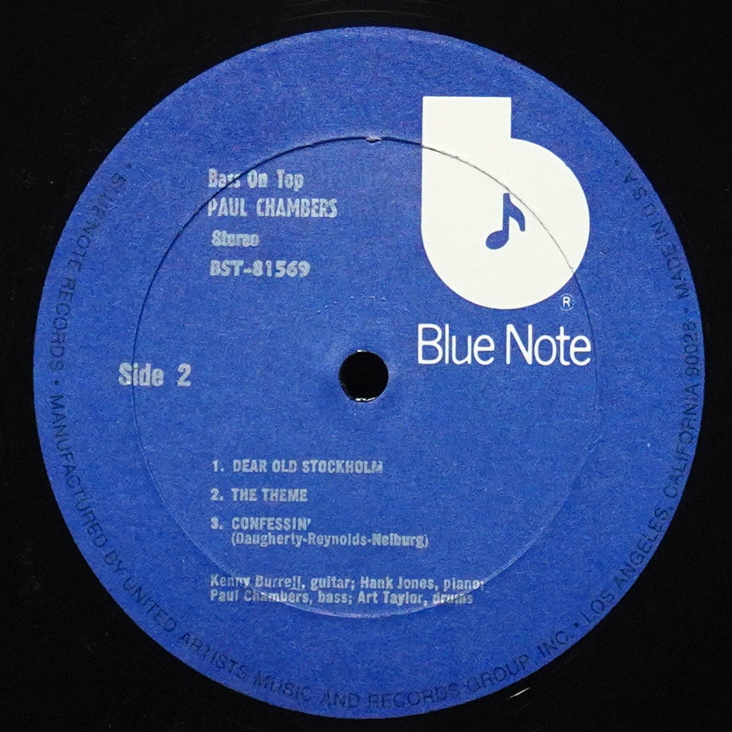 LP Paul Chambers — Bass On Top фото 4