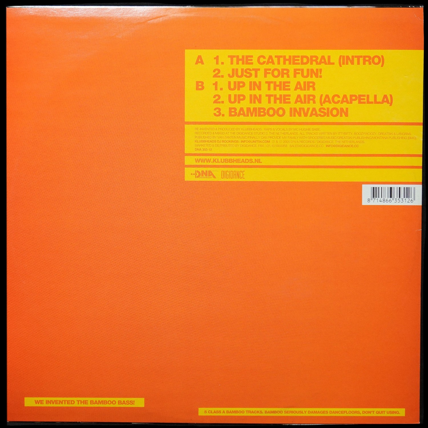 LP Klubbheads — Bamboo Sessions #5 фото 2